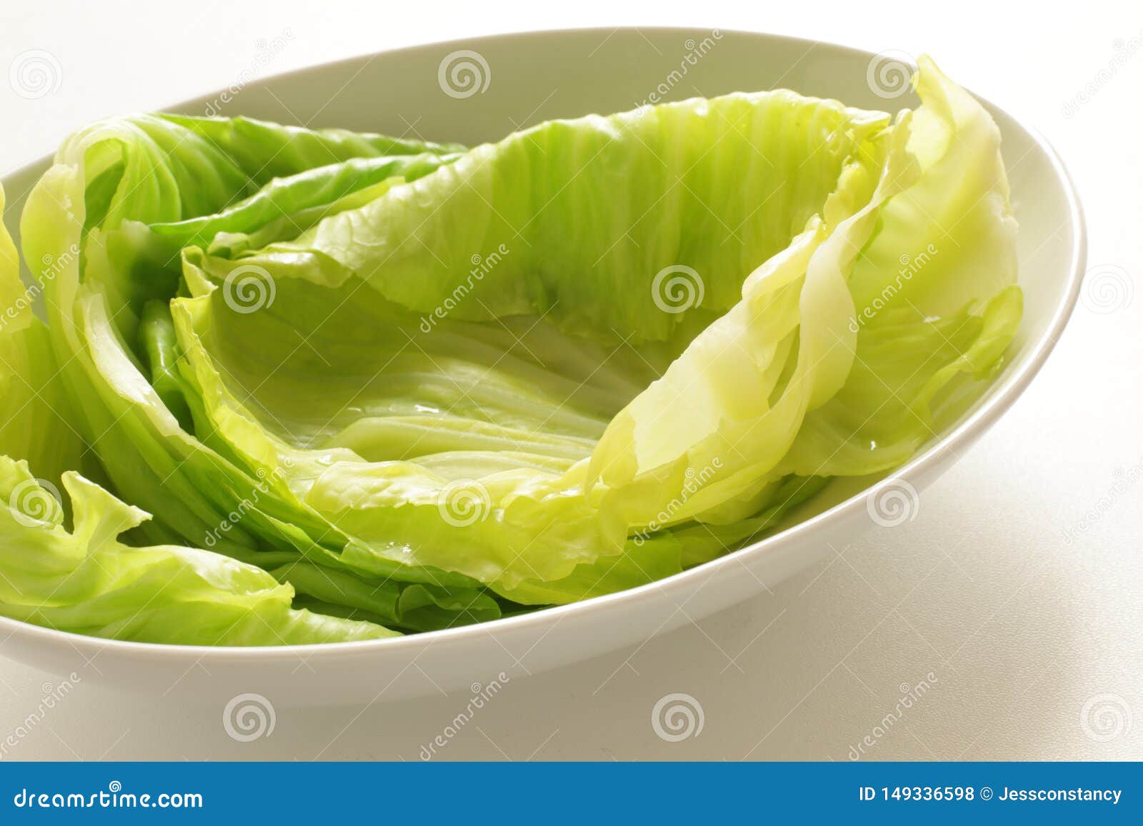 Freshness Boiled Cabbage on White Background Stock Photo Image of