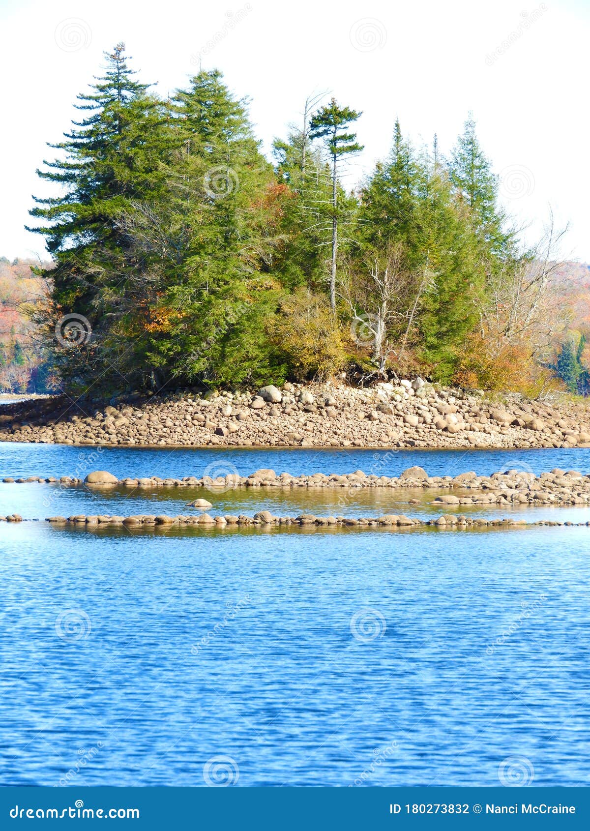 Stillwater Reservoir is a Destination in Adirondacks Stock Photo