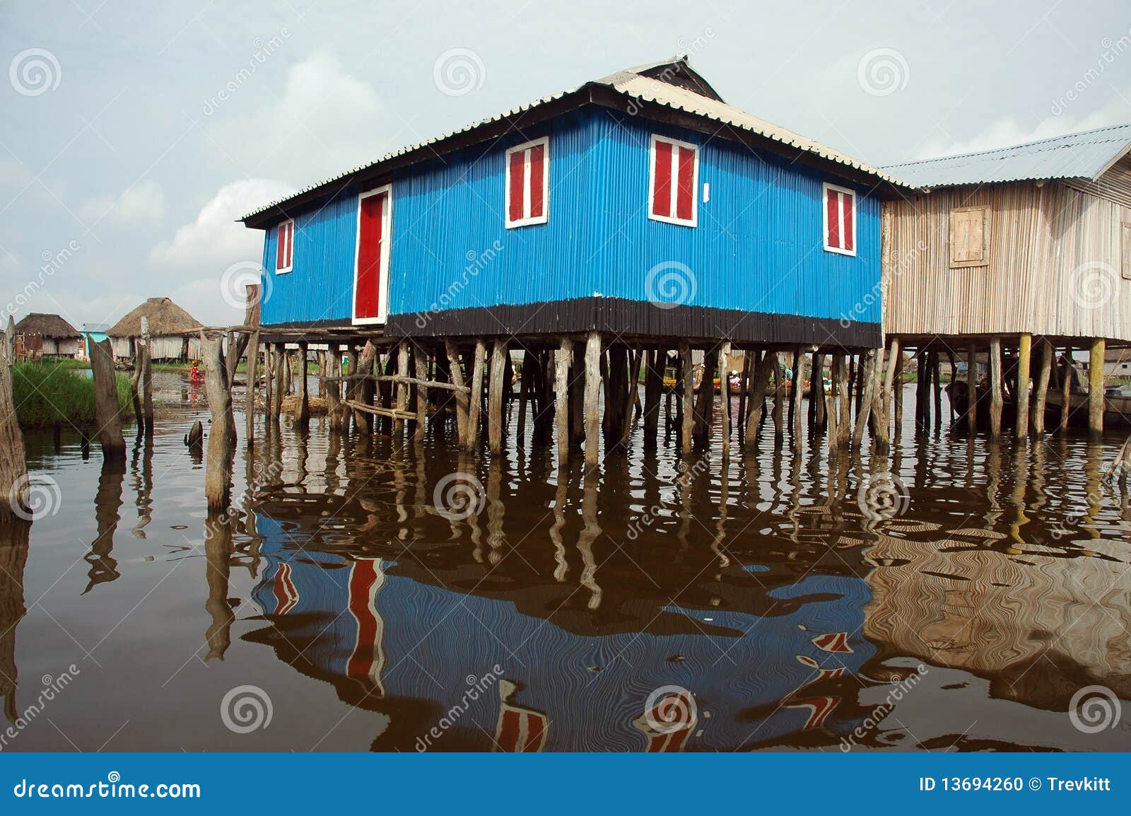 A Stilt House On The Tropical Island Of Pramuka, Thousand Islands