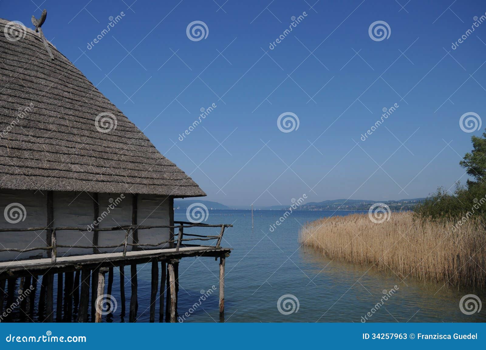 Stilt House / Pile Dwelling / Palafitte. Stilt houses also known as pile dwellings or palafitte were common buildings during the neolithic and bronze age. A truly natural and rural construction located at the shores of the sea.