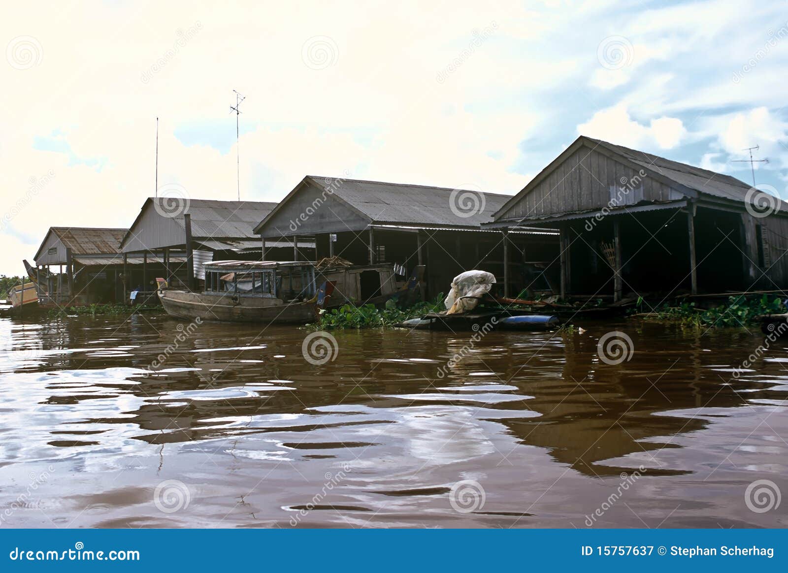 Stilt houses, Vietnam stock image. Image of idyllic, traditional 15757637