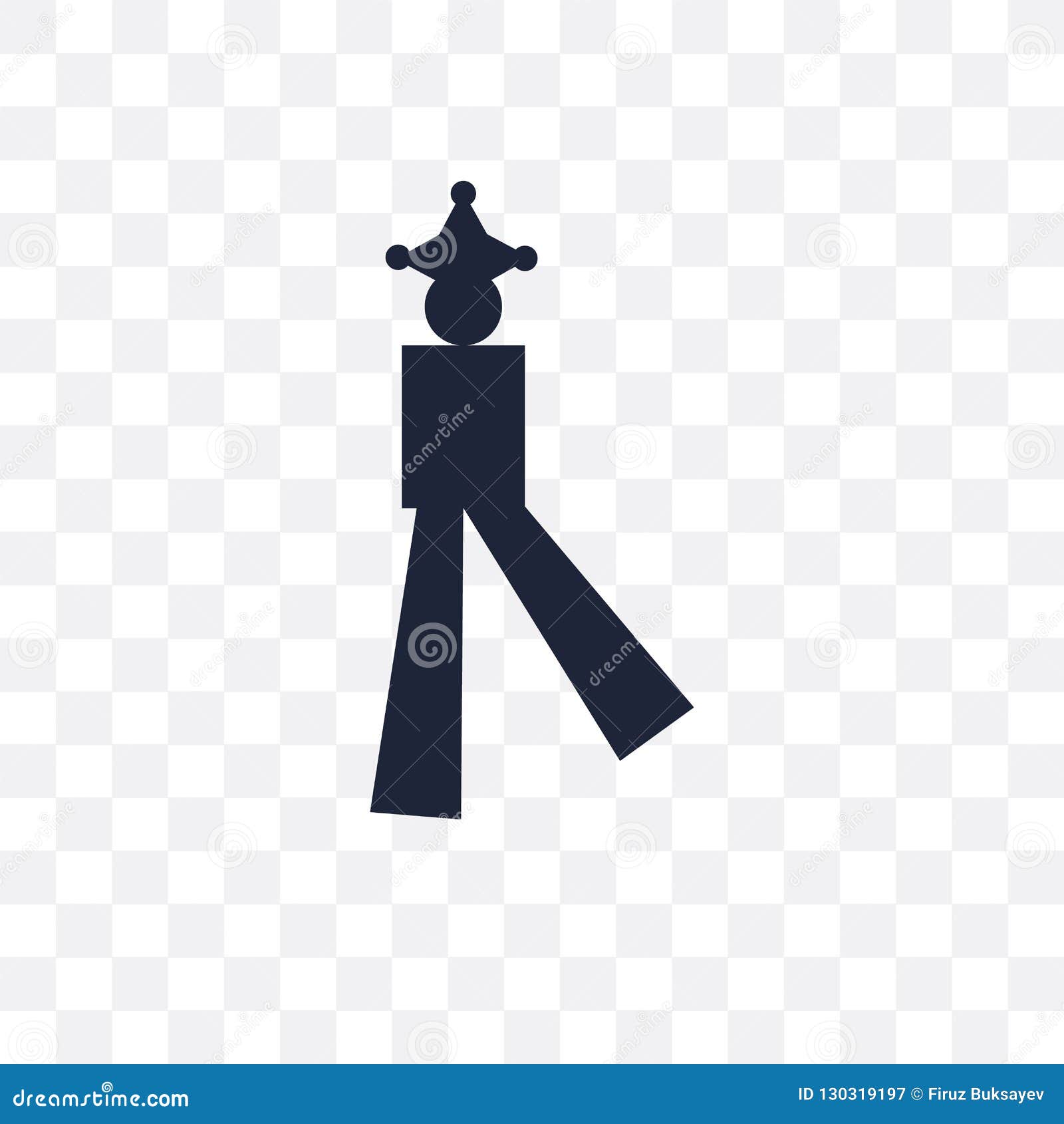 Stilt Walker Transparent Icon. Stilt Walker Symbol Design from C Stock
