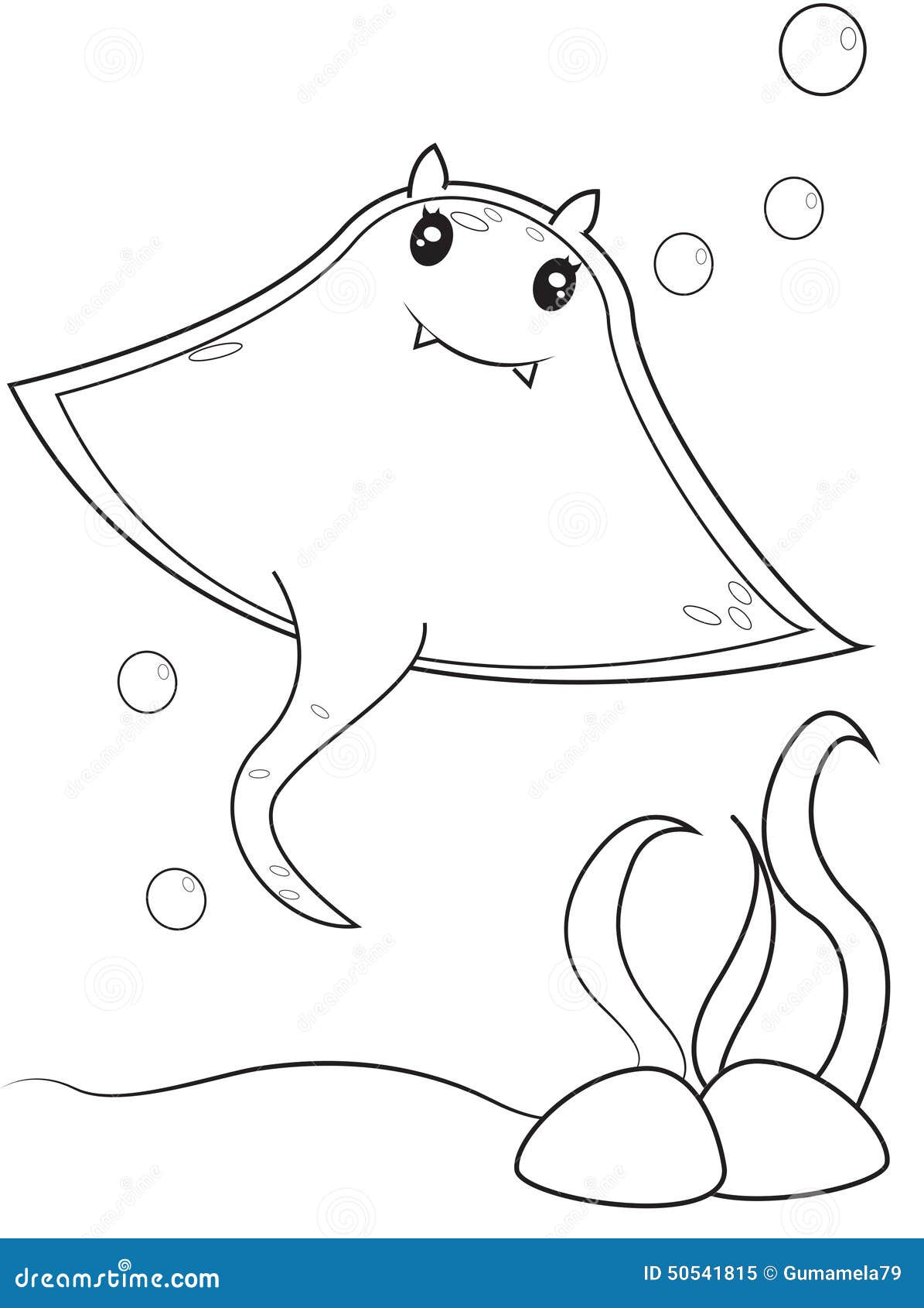 Stingray Cartoons Illustrations Vector Stock Images