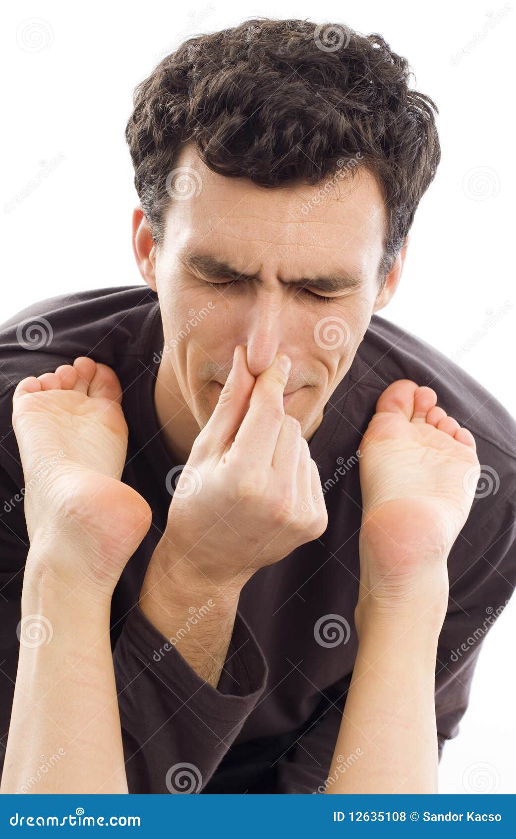 Stinky feet stock photo. Image of sole, closeup, feet 12635108