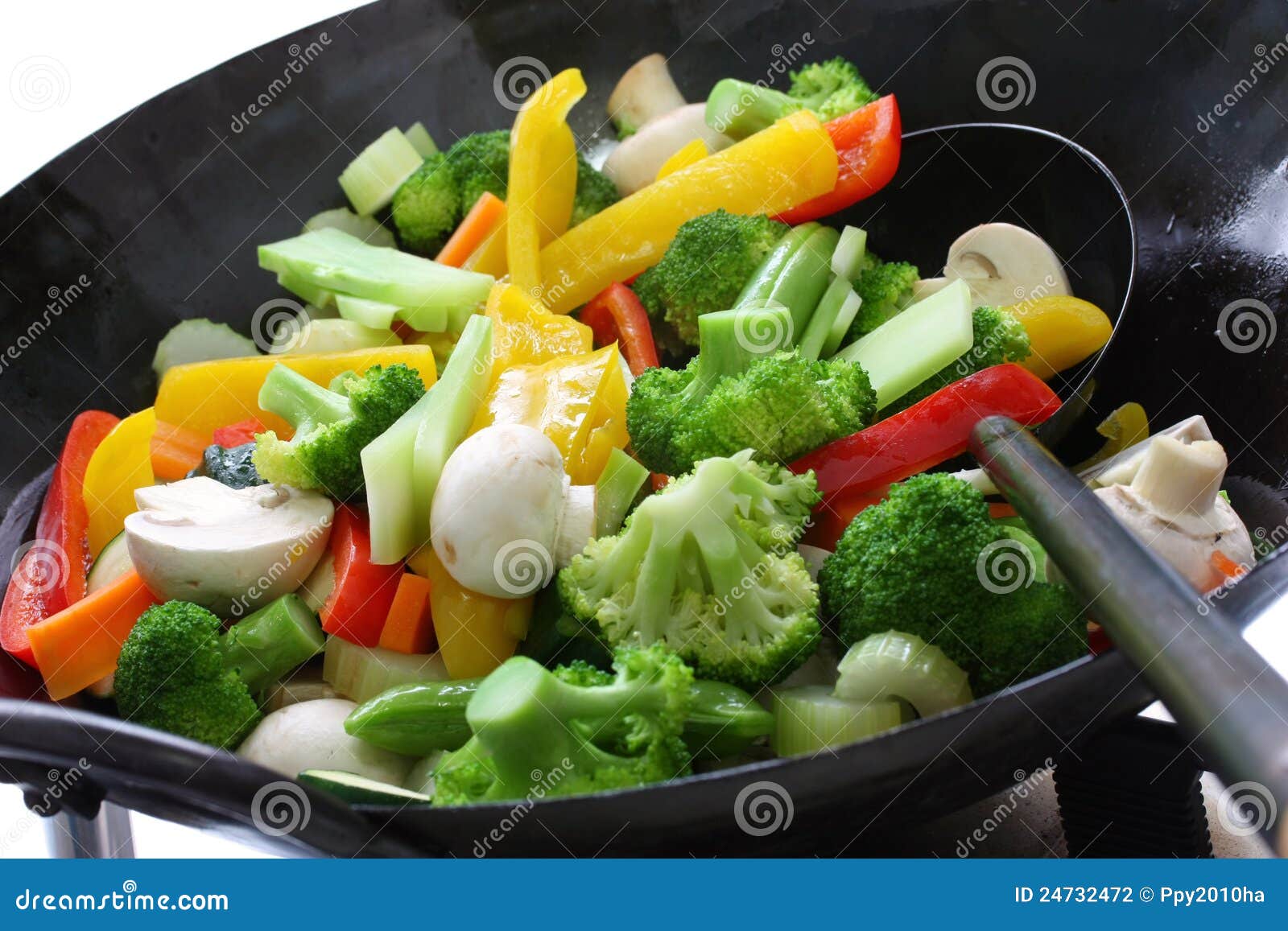 Stir fried vegetables stock photo. Image of fried, diet 24732472