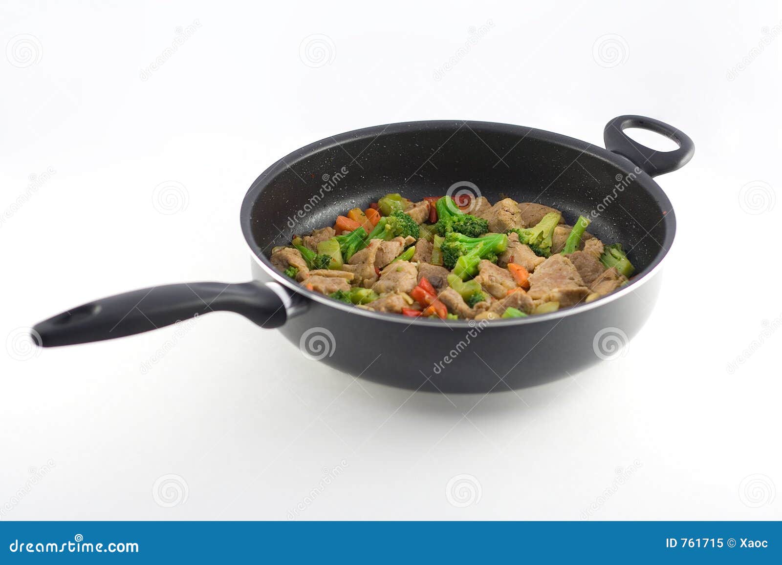 Stir fry stock image. Image of lunch, meal, meat, thin 761715