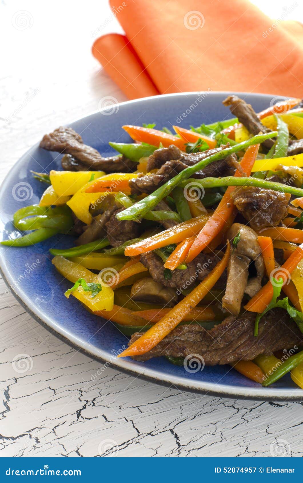 Stir Fry Beef stock image. Image of vegetable, flank - 52074957