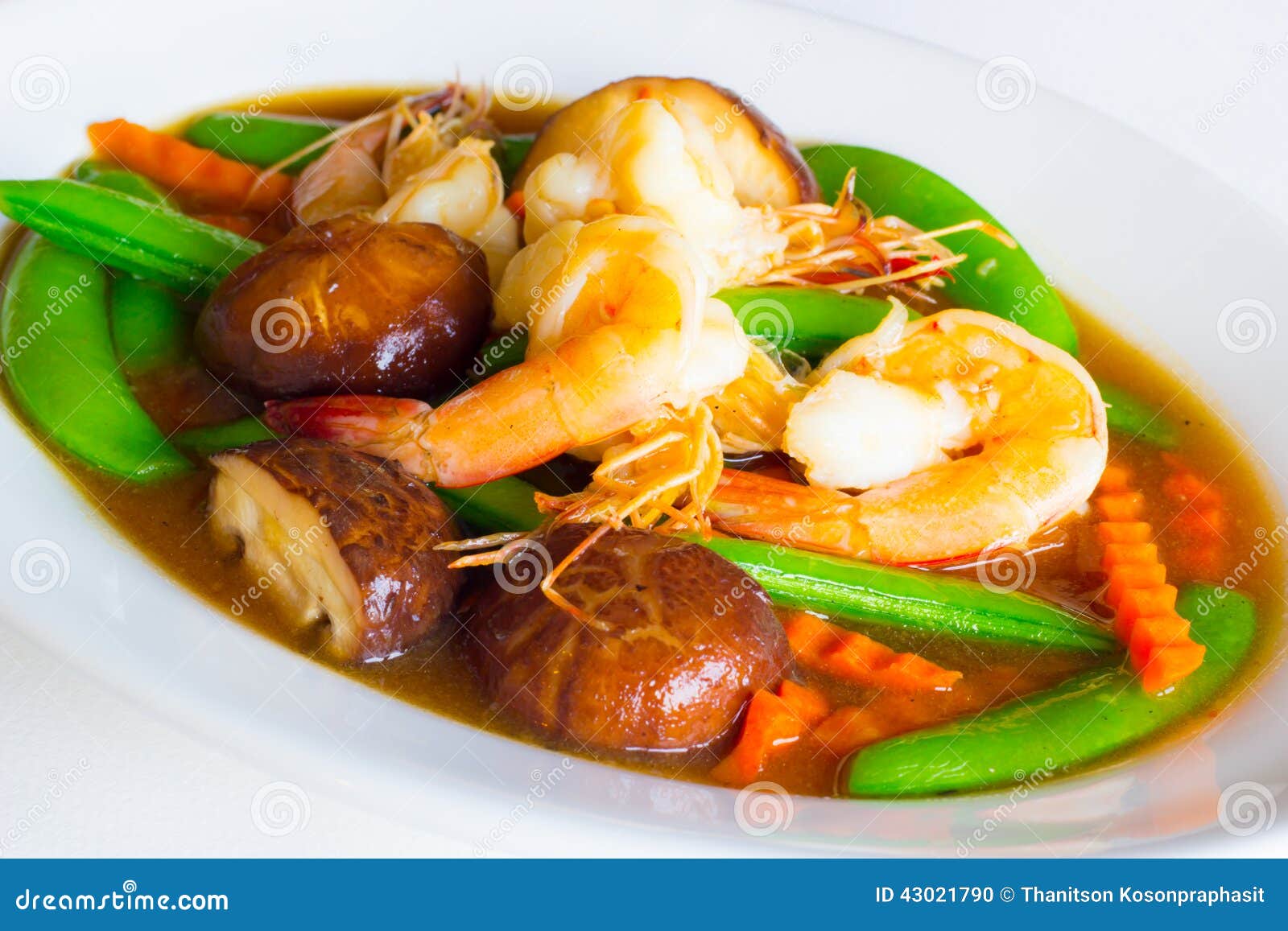 Stir Mixed Vegetable in Oyster Sauce Stock Photo - Image of corn, baby