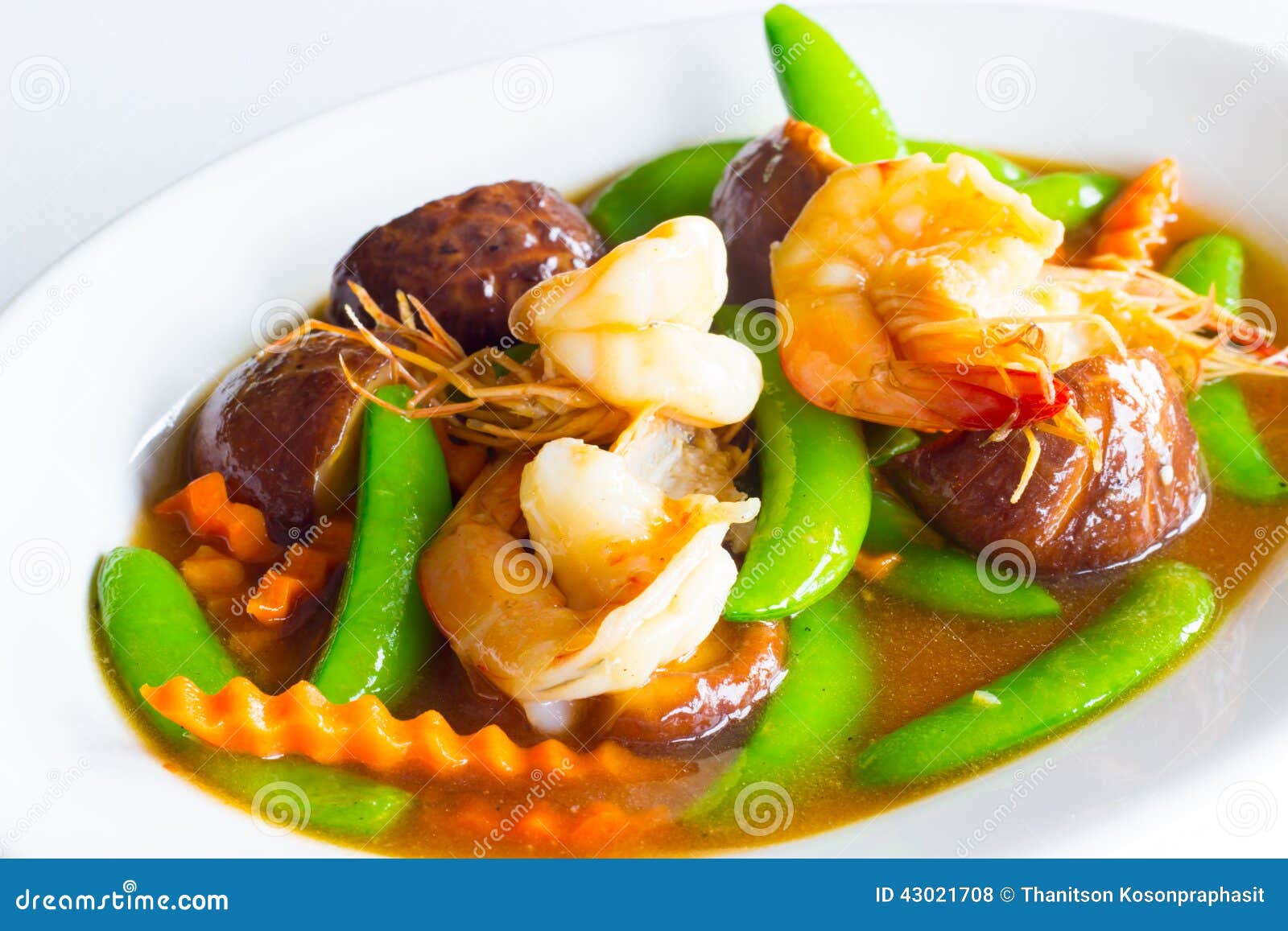 Stir Mixed Vegetable in Oyster Sauce Stock Photo - Image of vegetable