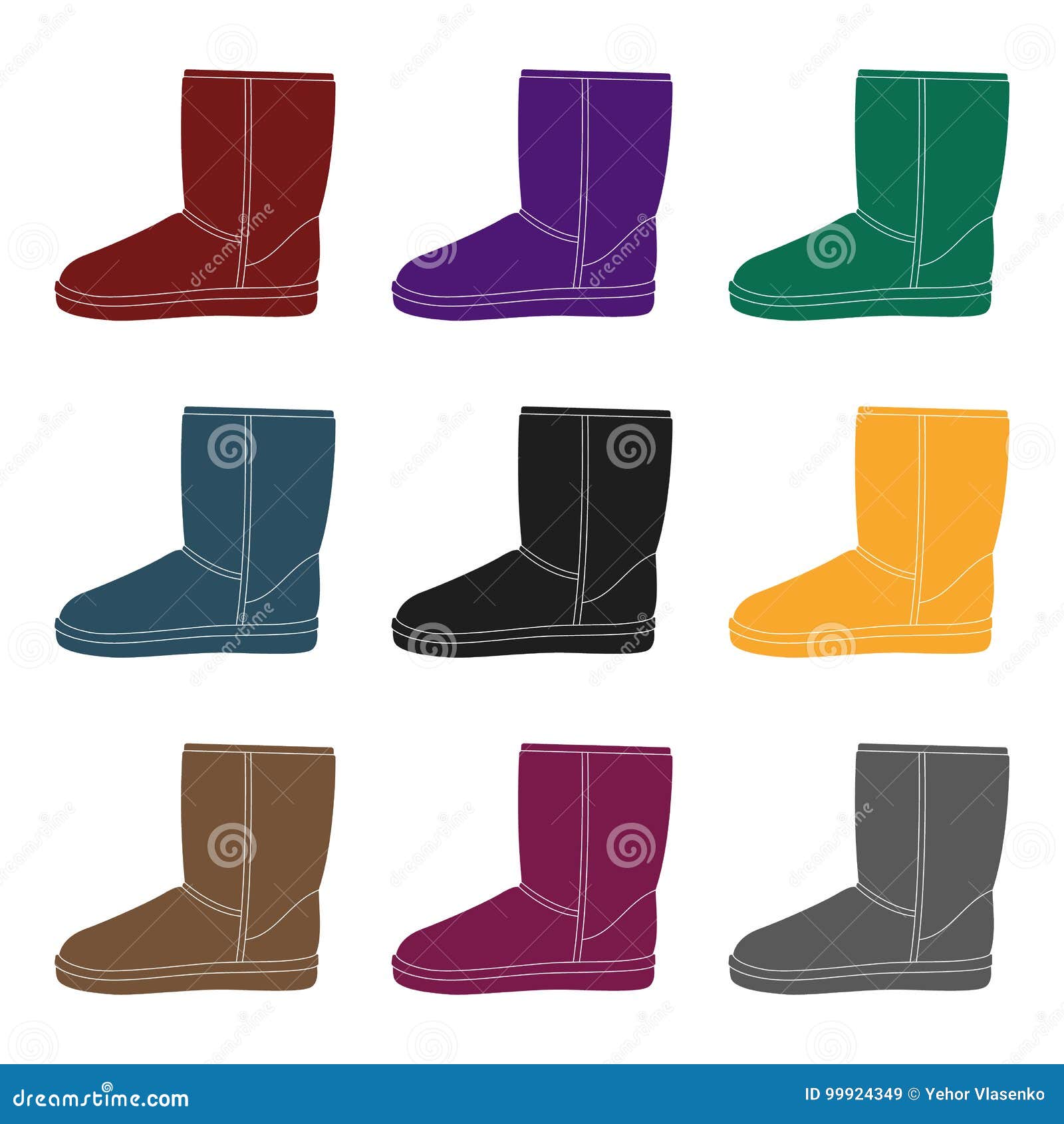 stivali ugg blu
