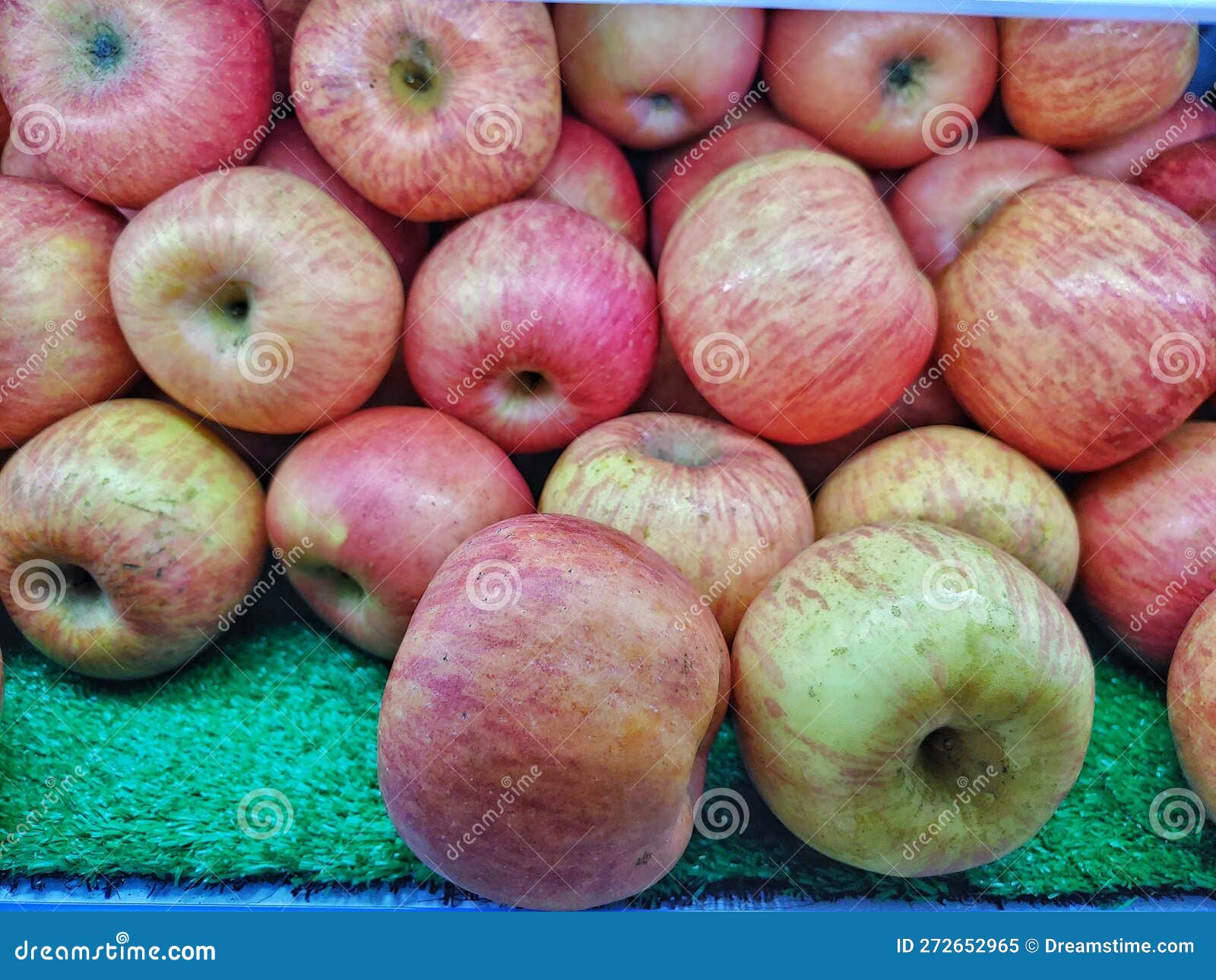 Stock of Apples in the Supermarket Stock Image Image of gourd