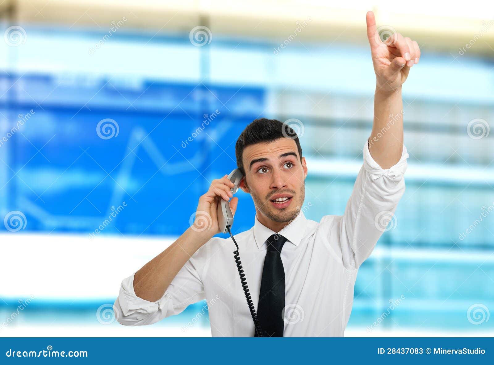 Stock Broker At Work Stock Photos Image 28437083