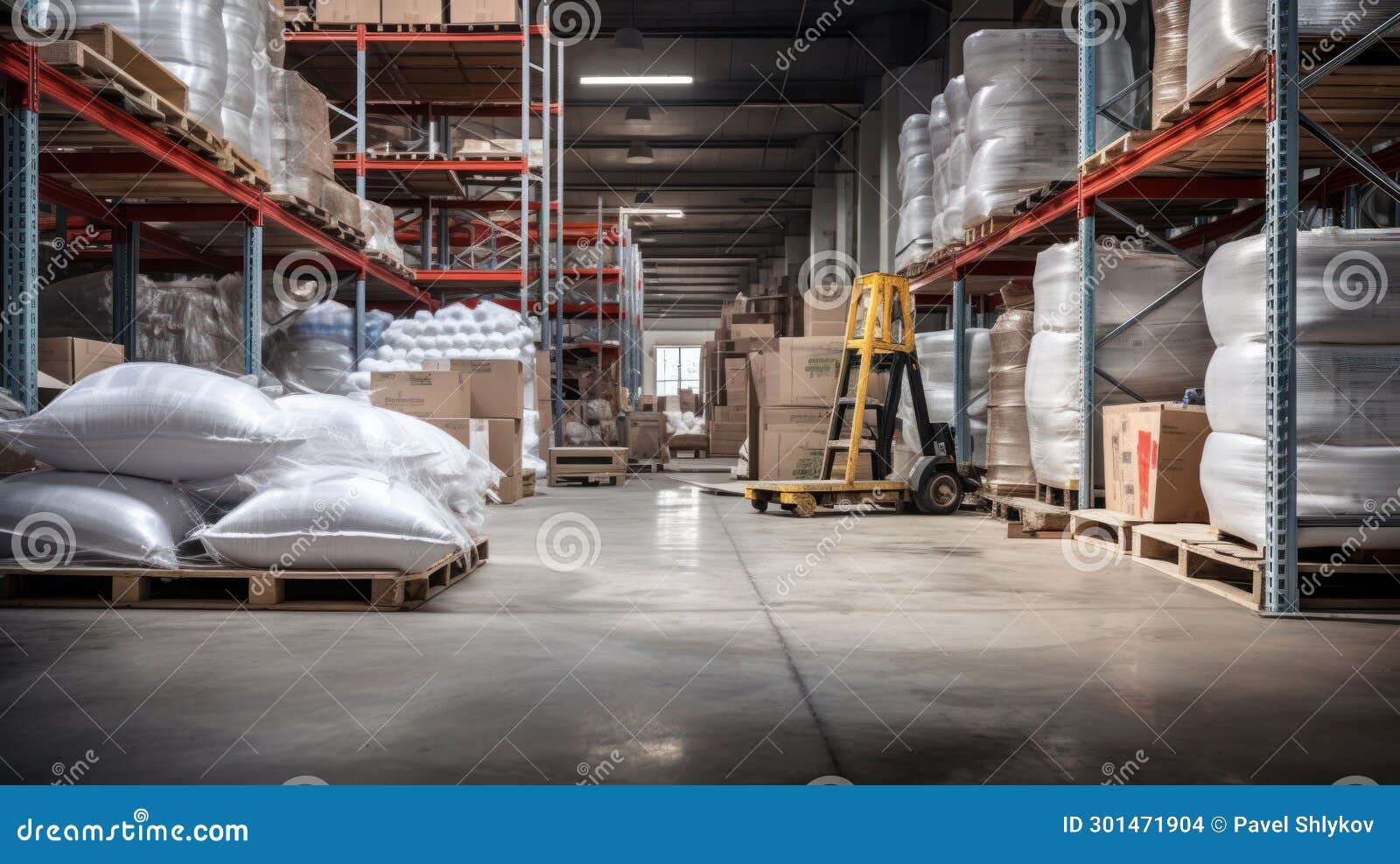 Stock of Coffee in Modern Big Warehouse. Stock Photo Image of plant