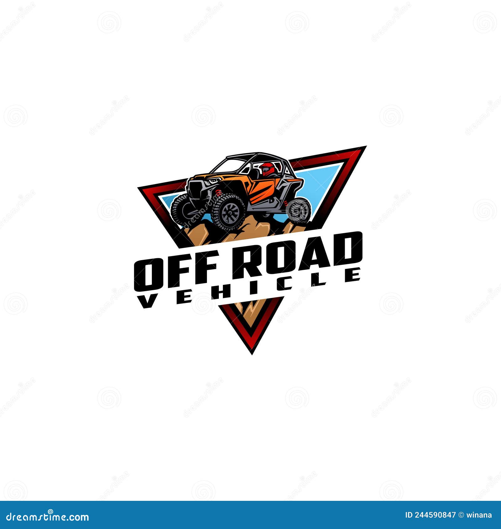 Off Road Buggy UTV Logo Vector CartoonDealer 244590847 off-road-buggy-utv-logo-vector-cartoondealer-244590847