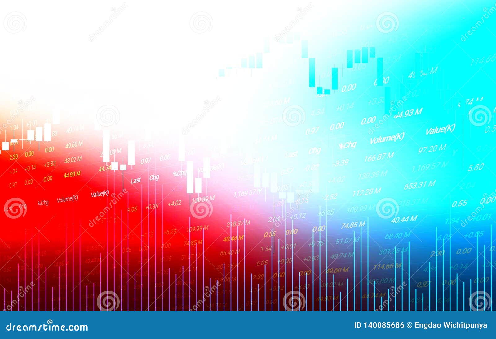 Stock Exchange Market Or Forex Trading Graph Analysis Investment - 