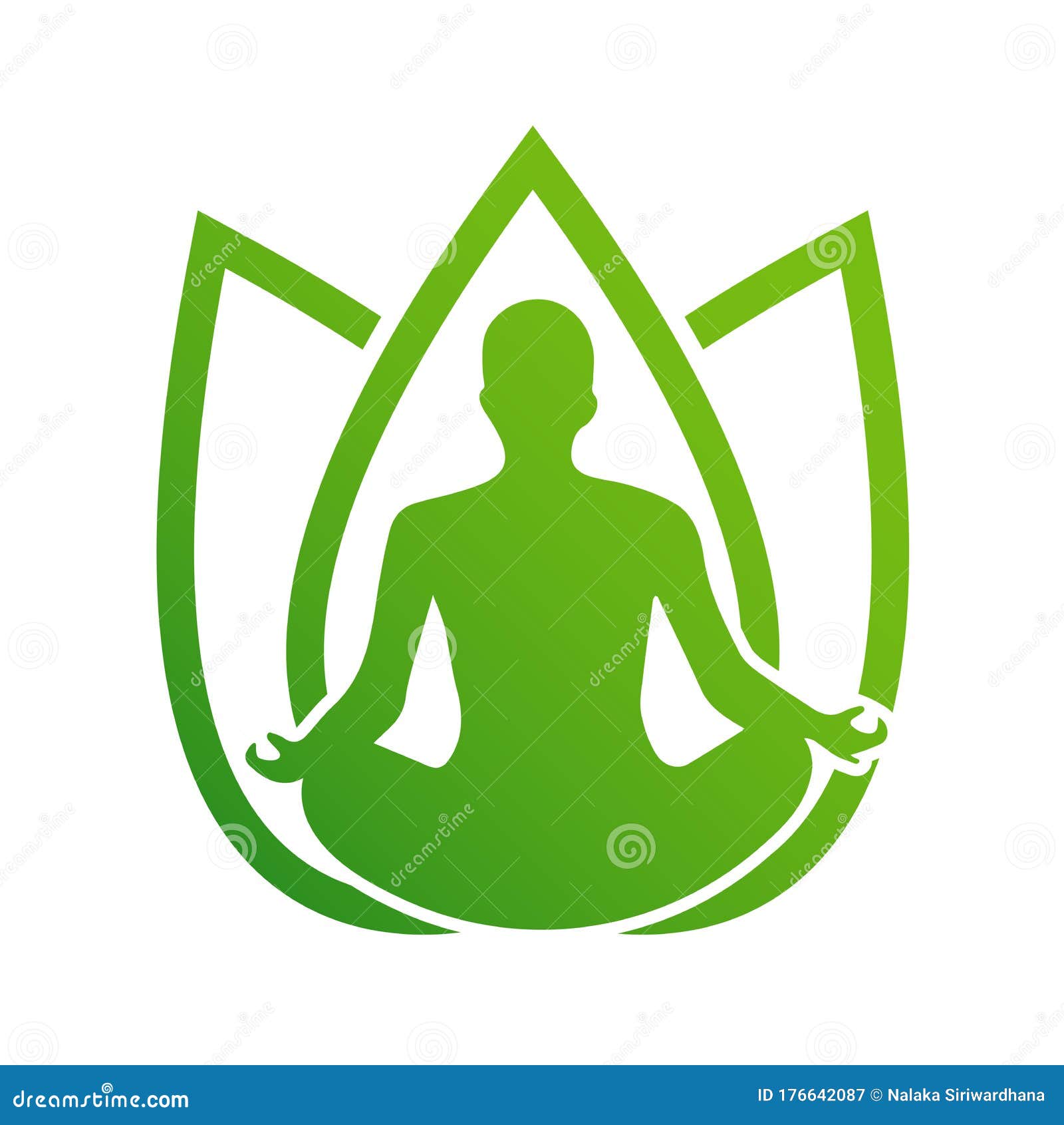 Yoga company Logo stock illustration. Illustration of colour 176642087