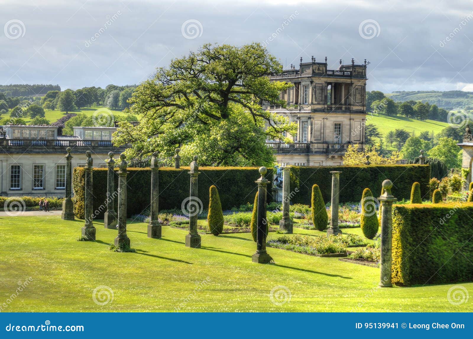 Stock Image of Chatsworth House, Derbyshire, Britain Editorial Photo Image of dusk, derbyshire