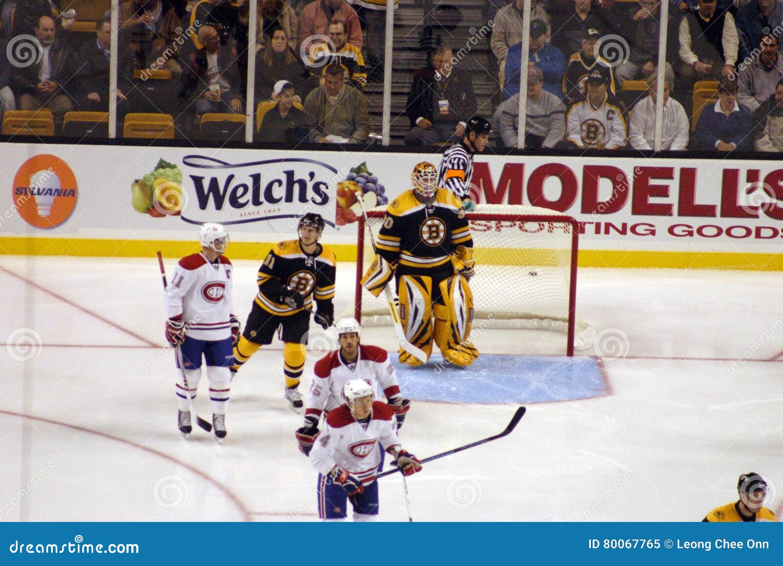 Stock Image of Ice Hockey Game at Boston Editorial Image Image of