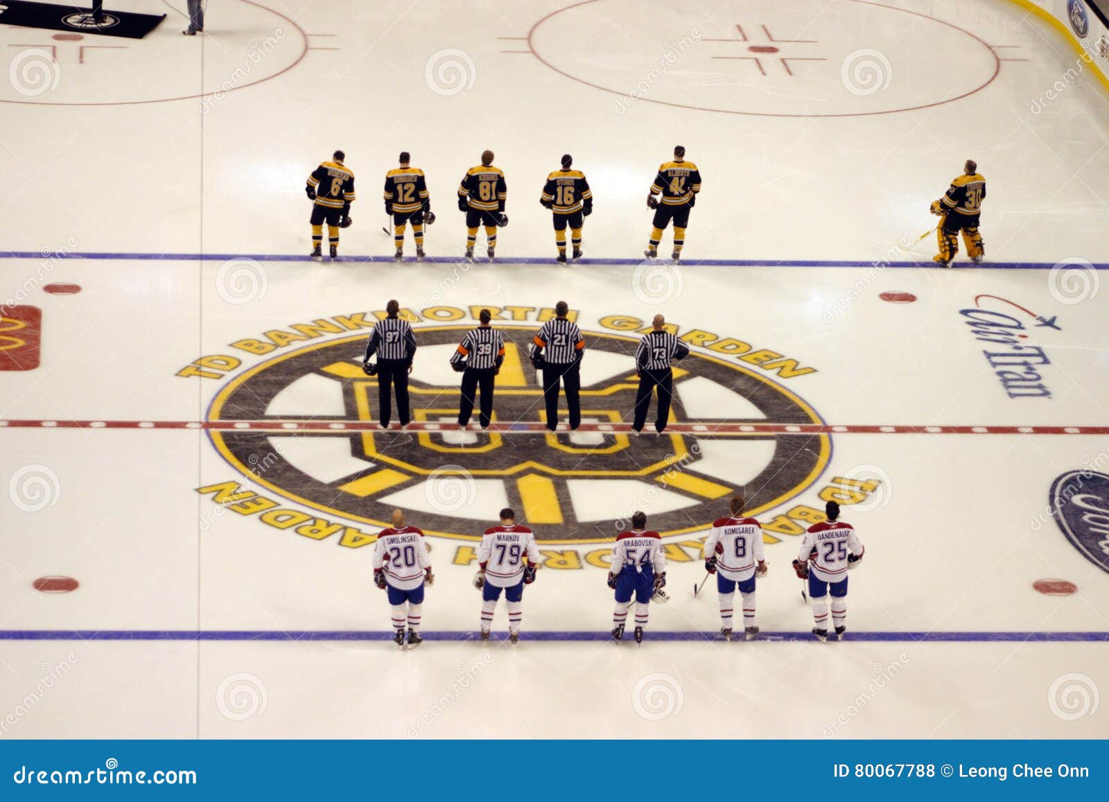 Stock Image of Ice Hockey Game at Boston Editorial Stock Photo Image