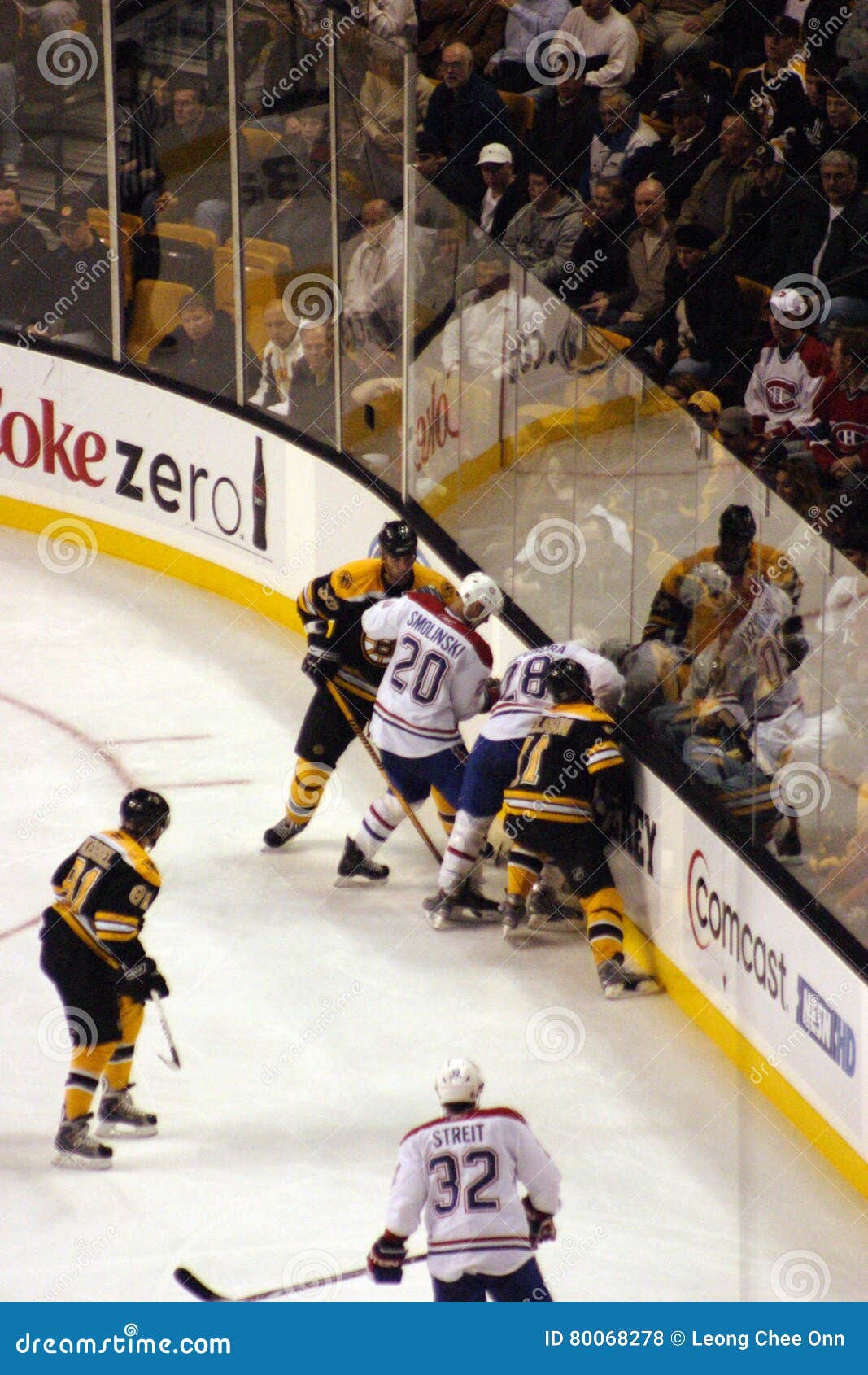 Stock Image of Ice Hockey Game at Boston Editorial Stock Photo Image