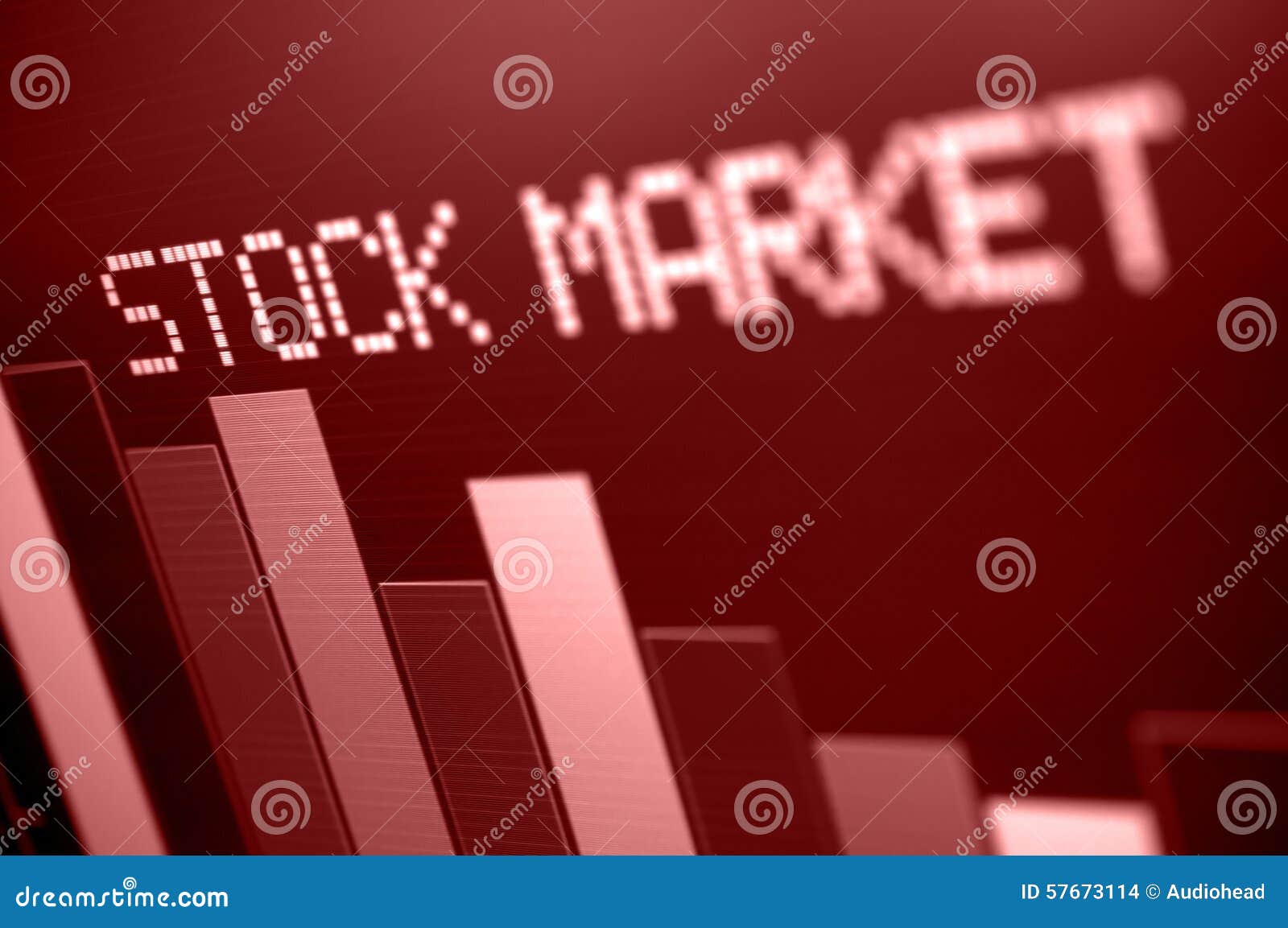 Stock Market Down stock photo. Image of digital, global 57673114