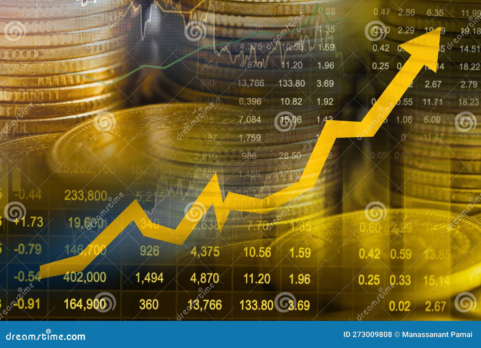 Stock Market Finance Business With US Dollar Banknote Economy Trend stock-market-finance-business-with-us-dollar-banknote-economy-trend