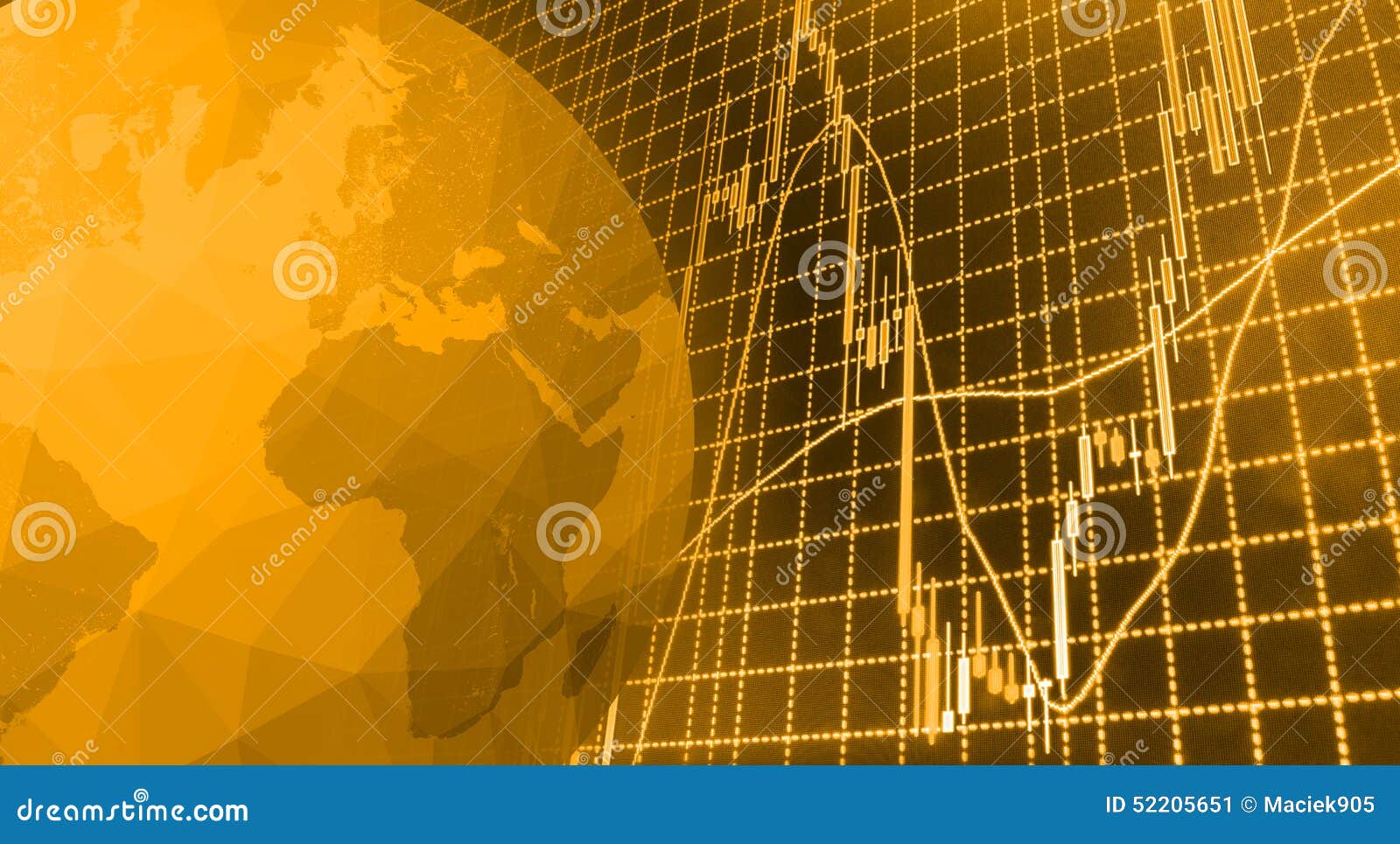 Stock market quotes graph. stock image. Image of diagram 52205651