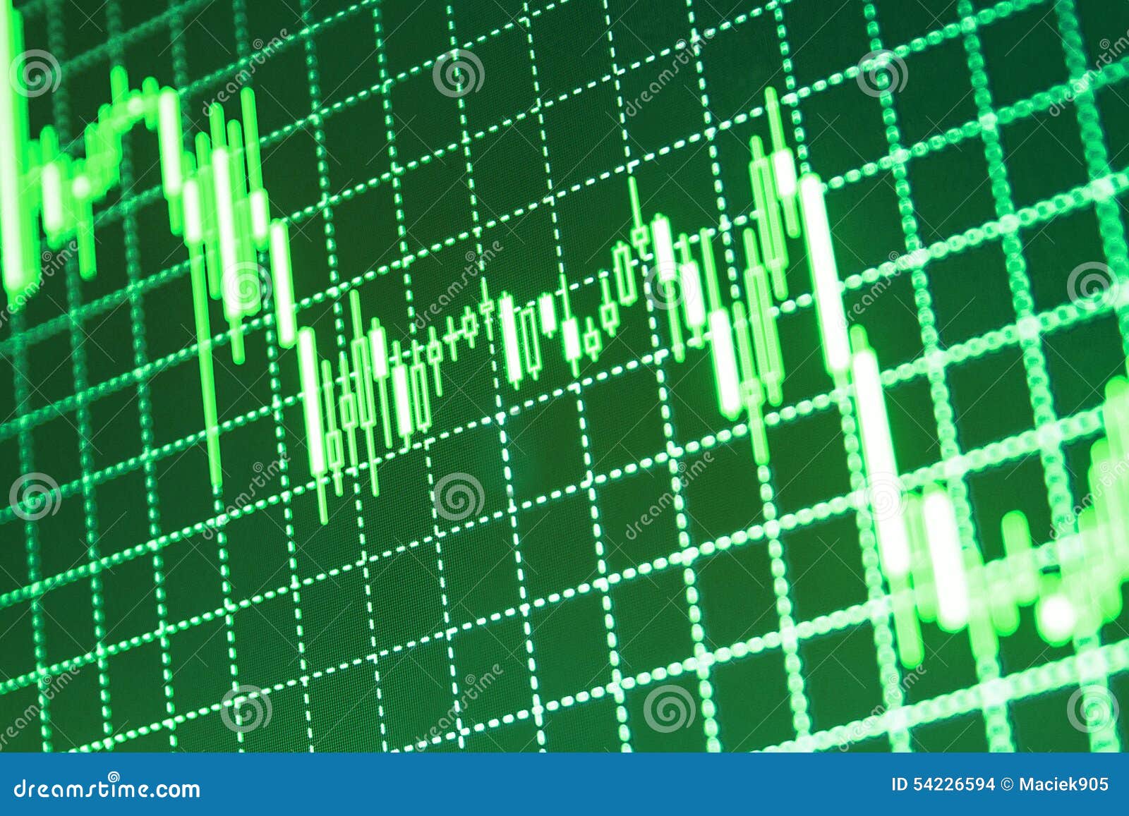 Stock market quotes graph. stock illustration. Illustration of earnings