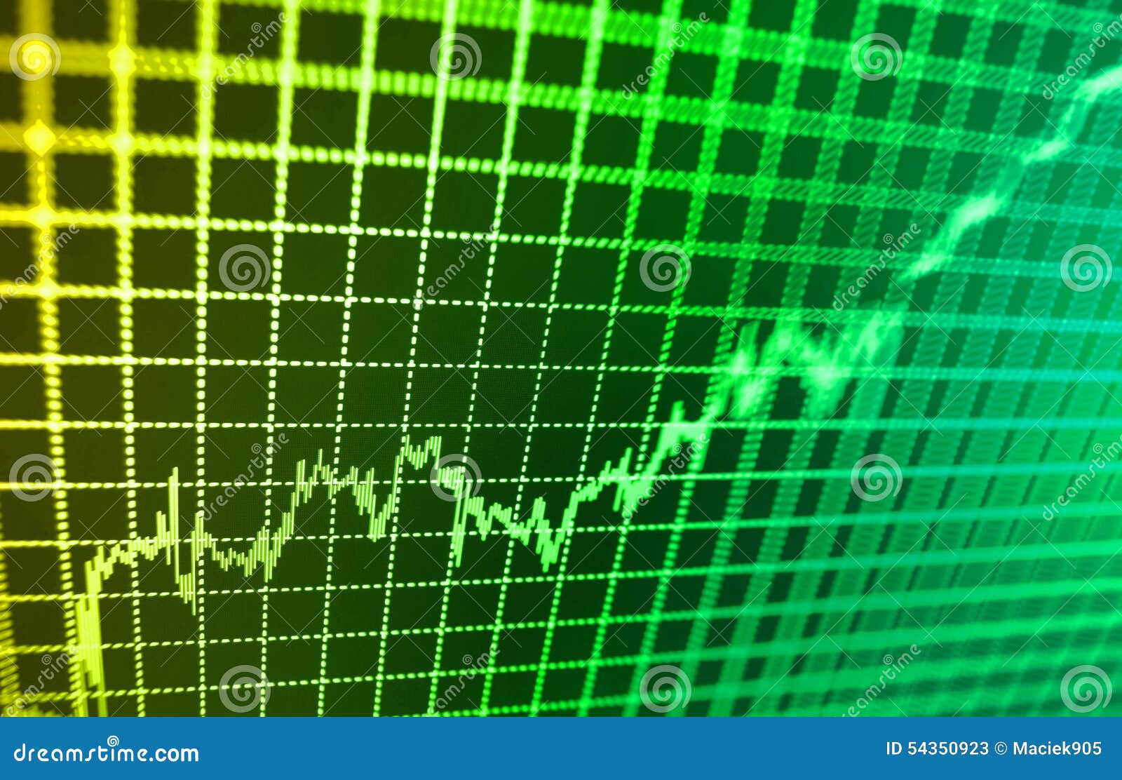 Stock market quotes graph. stock illustration. Illustration of