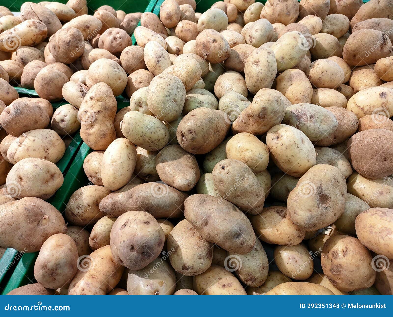 Stock of Potatoes Ready for Sale Stock Photo - Image of dish, potato