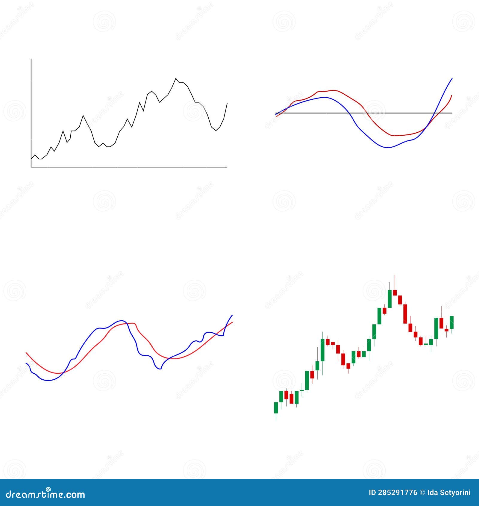Stock Price Indicator Chart Icon Stock Illustration Illustration of