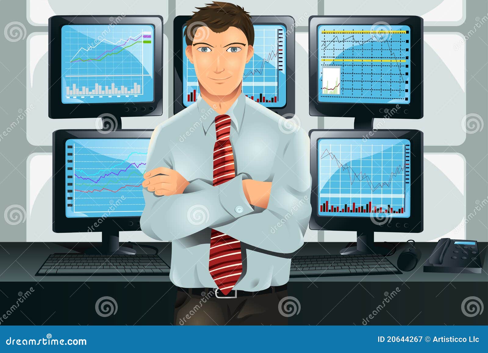 Stock Trader Royalty Free Stock Photography - Image: 20644267 Stock Trader Royalty Free Stock Photography - Image: 20644267