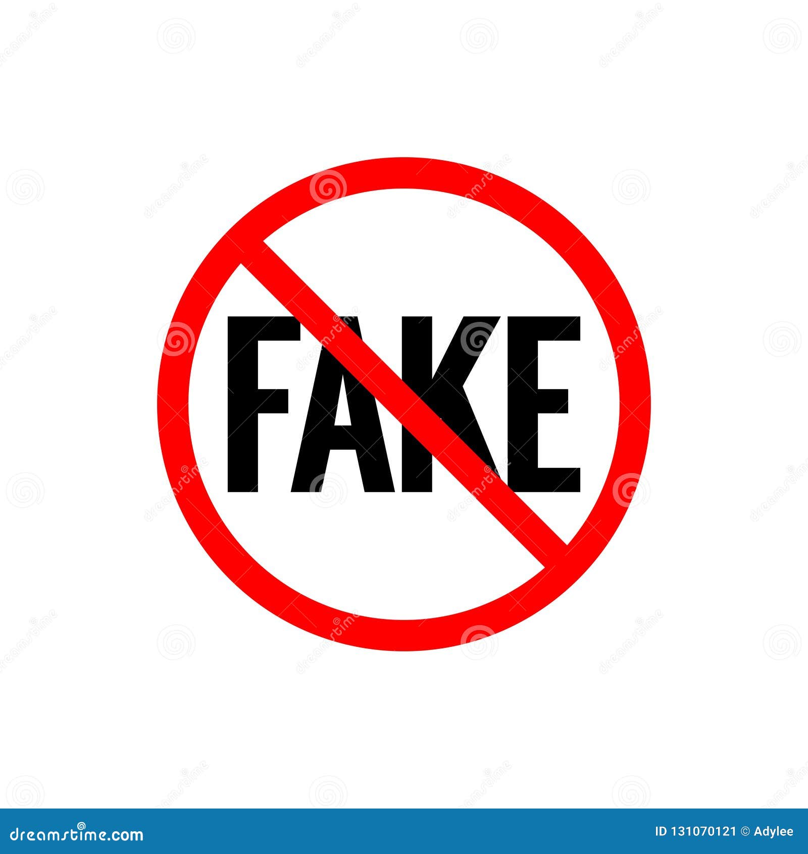 Stock Vector Fake News Illustration Isolated in White Background Stock ...