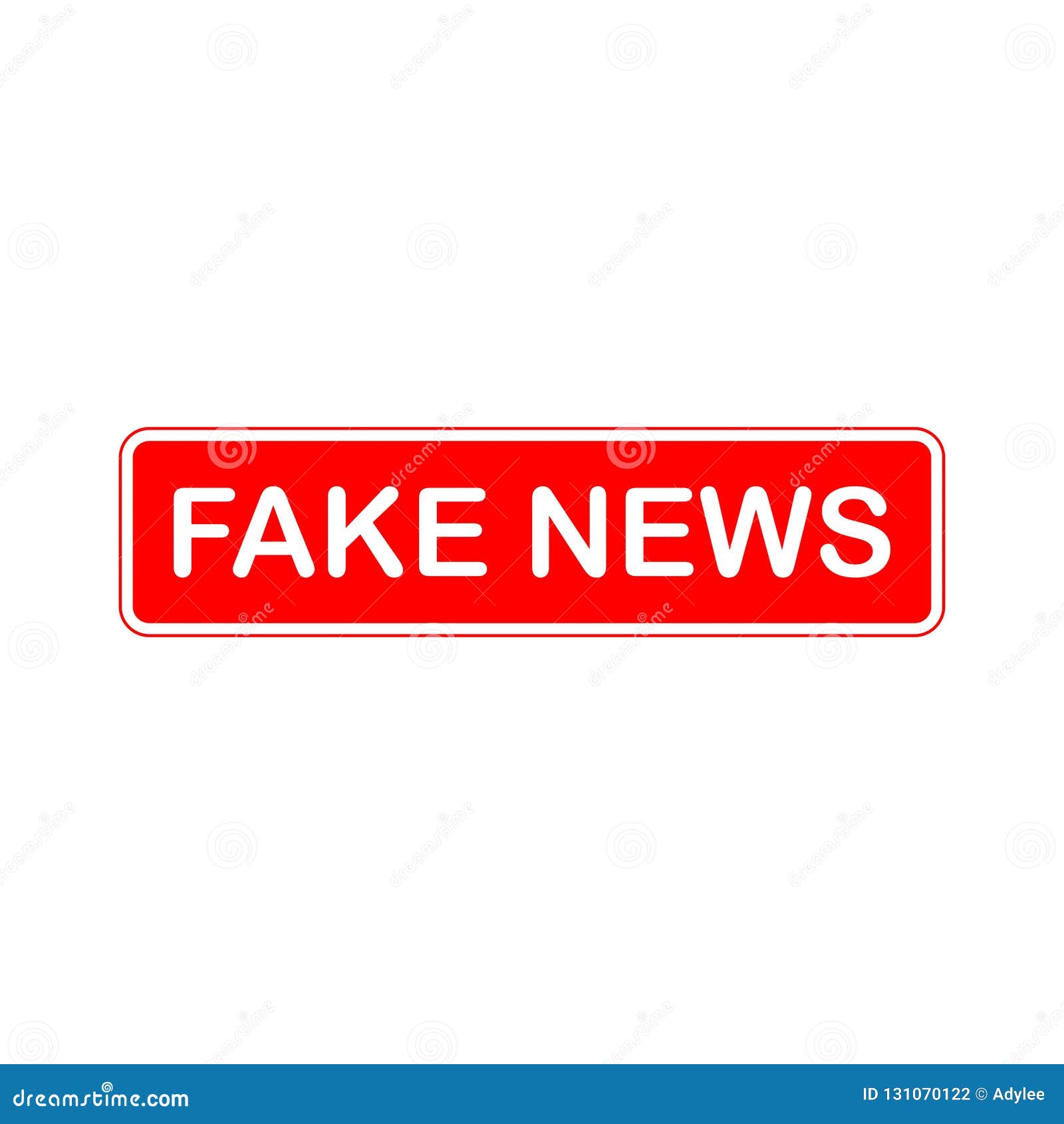 Stock Vector Fake News Illustration Isolated in White Background Stock ...