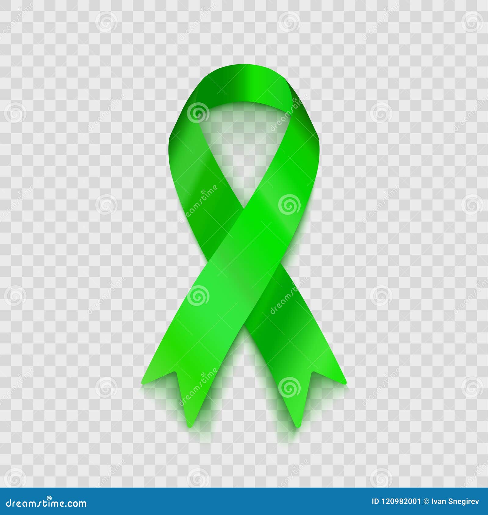 Symbol image Awareness Ribbon Lime green, light green, ribbon, sign of  solidarity, non-Hodgkin's lymphoma, Lyme disease, depression - SuperStock