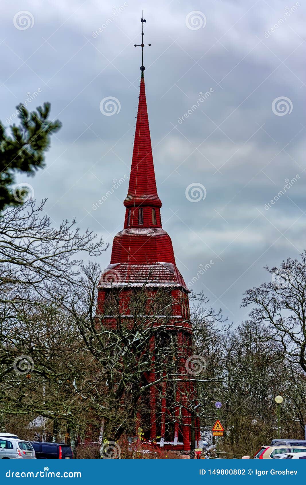 Anemoon vis sponsor Toestemming Preserved Wooden Hallestad Belfry in Skansen Open-Air Museum. Stockholm,  Sweden Editorial Photography - Image of city, national: 149800802