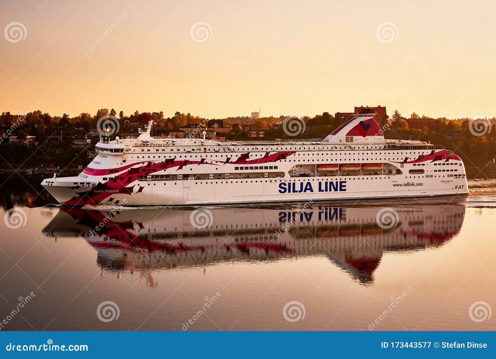 Stockholm, SWEDEN - May 18, 2018: Silja Line. Baltic Princess Editorial  Photography - Image of finnish, summer: 173443577