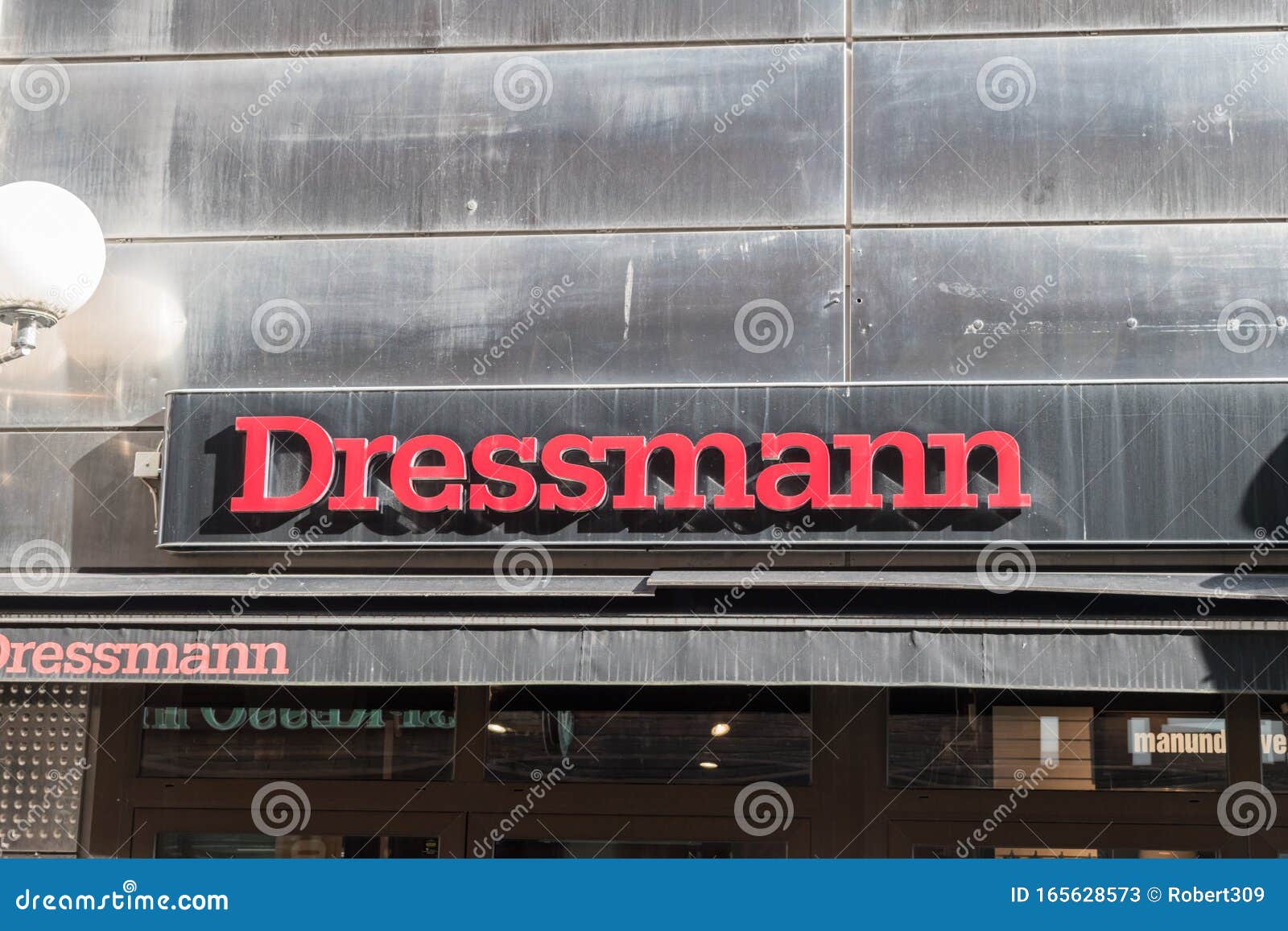 Logo and Sign of Dressmann. Dressmann is the Nordic Region`s Leading ...