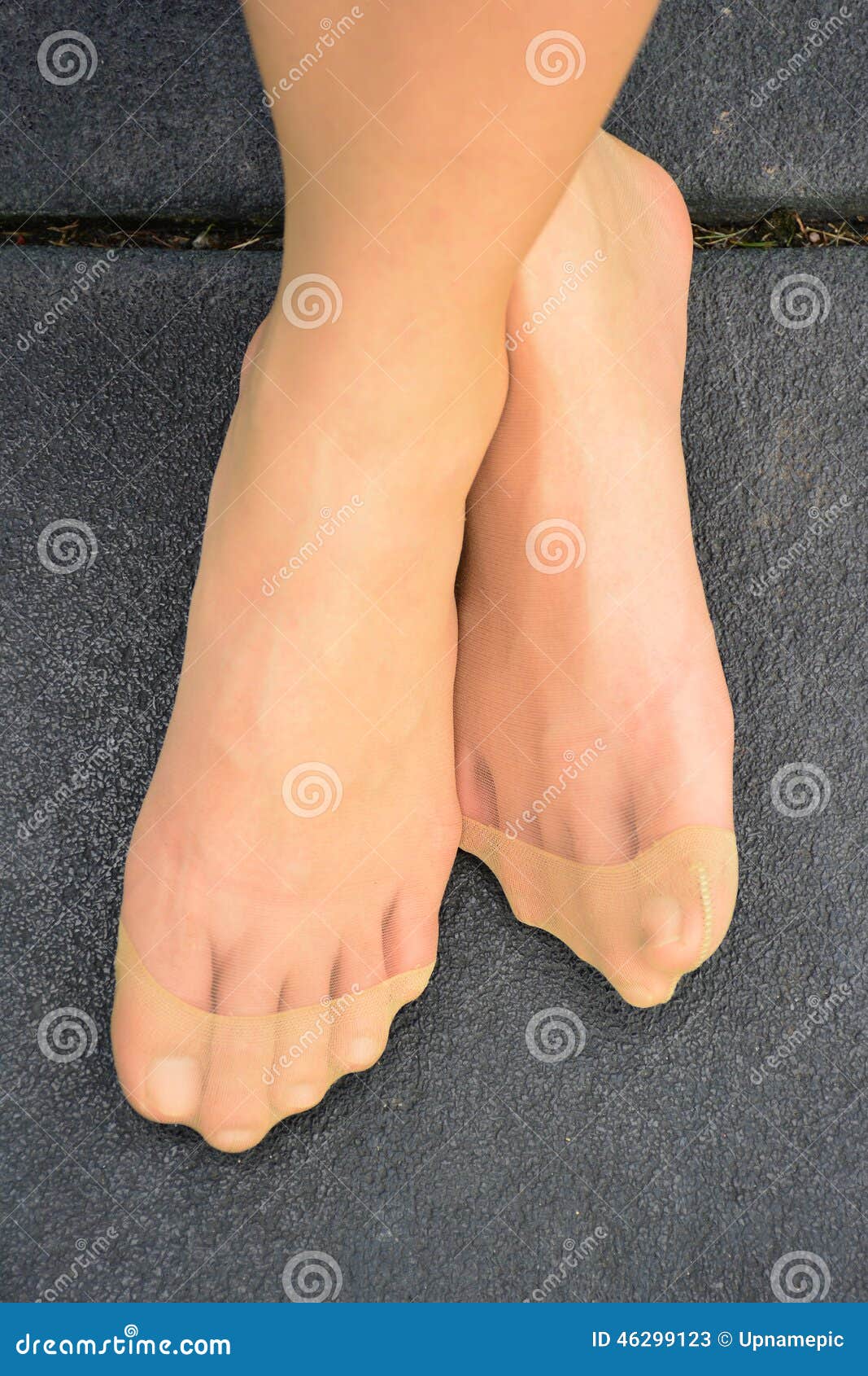 Pretty Stocking Feet