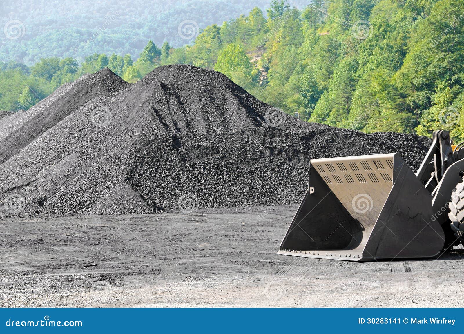 stockpile of coal