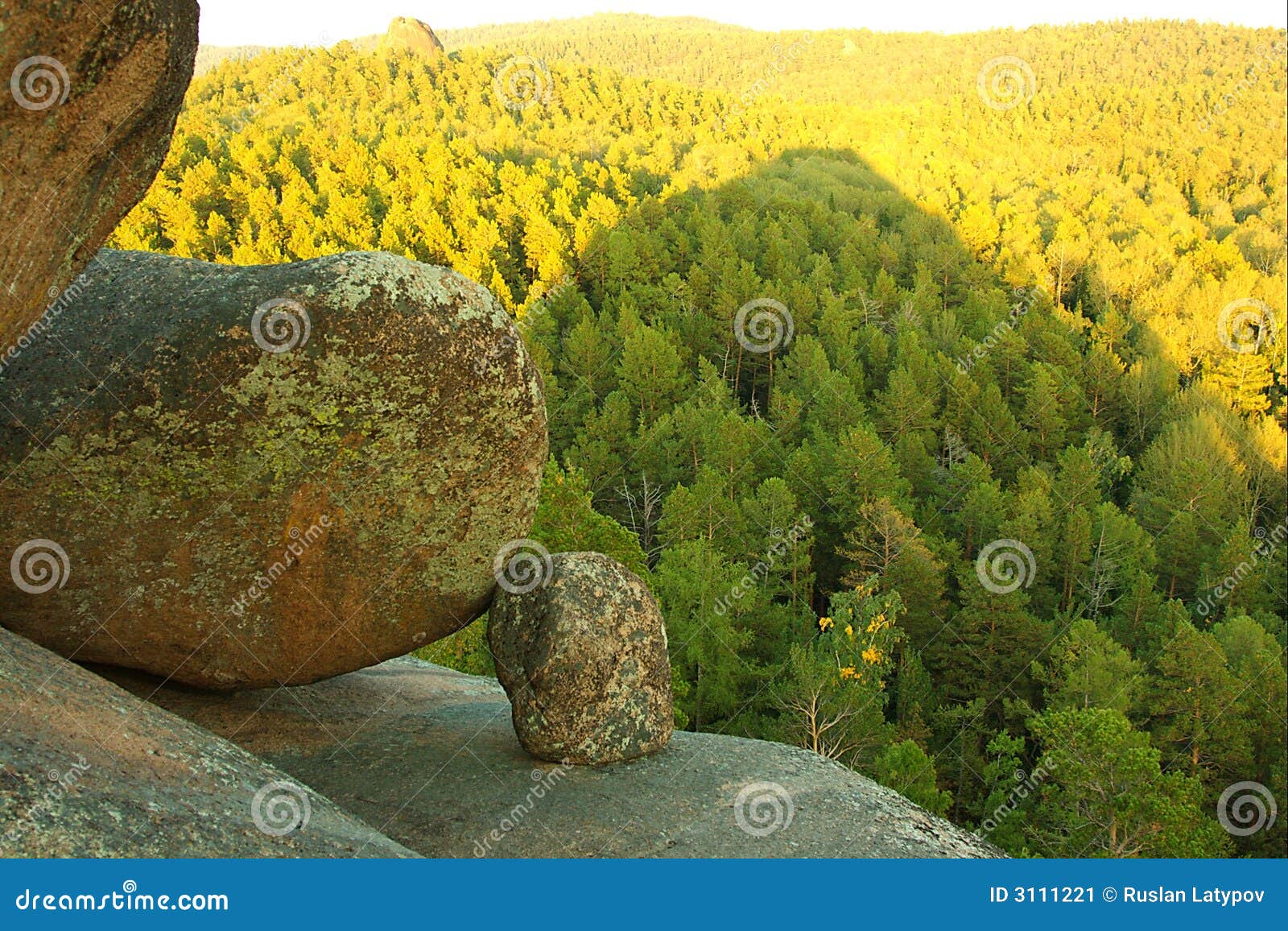 stolby mountain in siberia