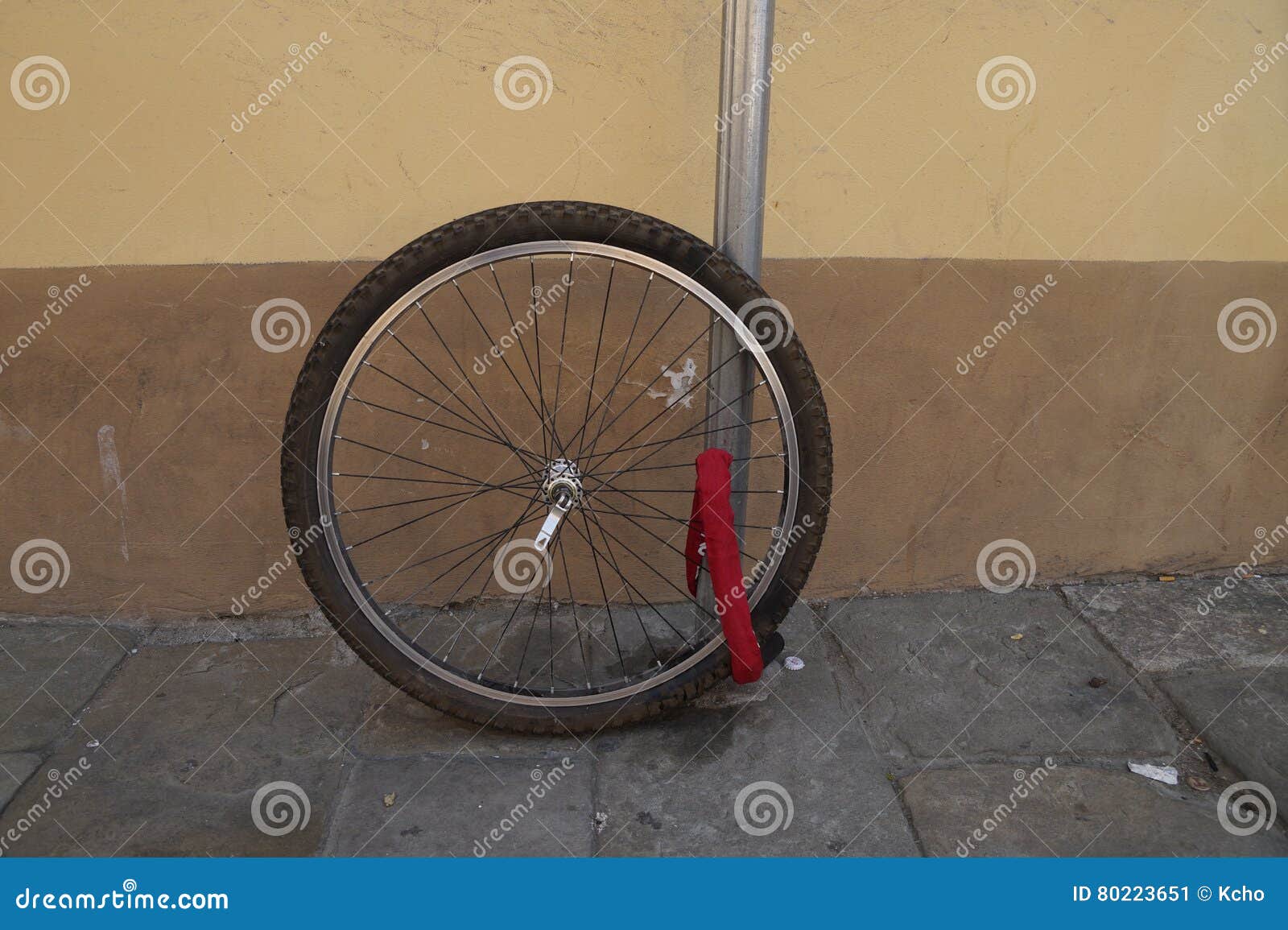Stolen bicycle stock image. Image of gate, remaining 80223651