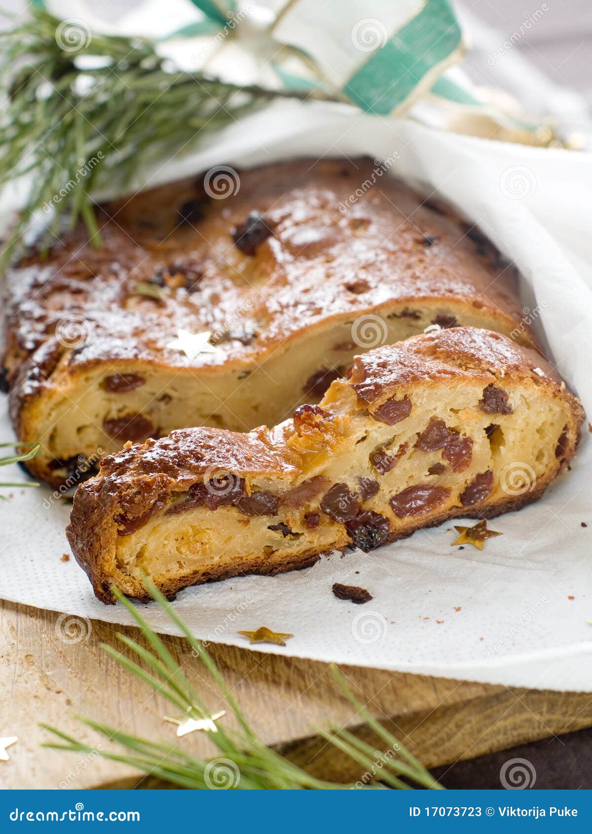 Stollen stock image. Image of baked, food, fruitcake 17073723