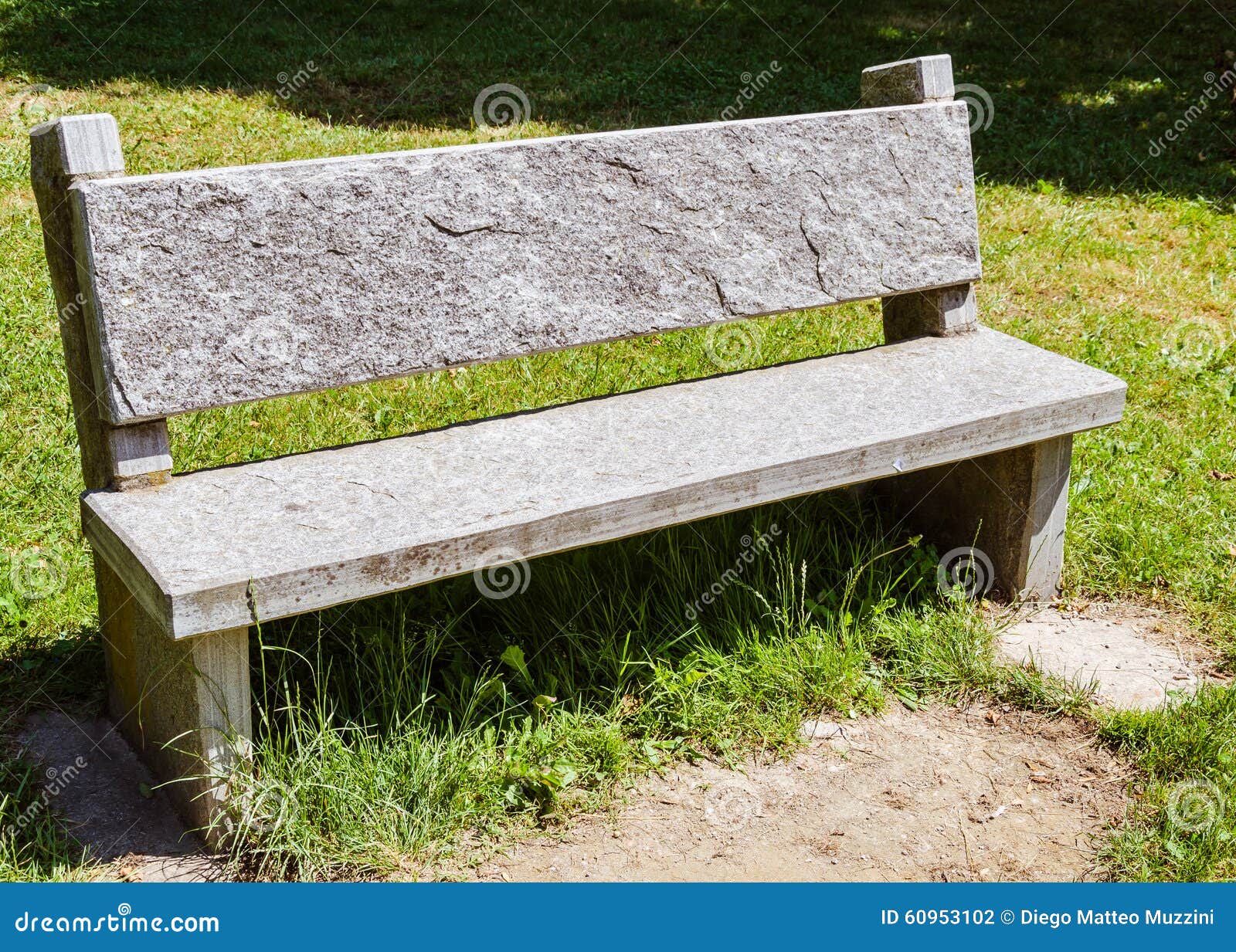 Stone bench stock photo. Image of empty, park, public 60953102