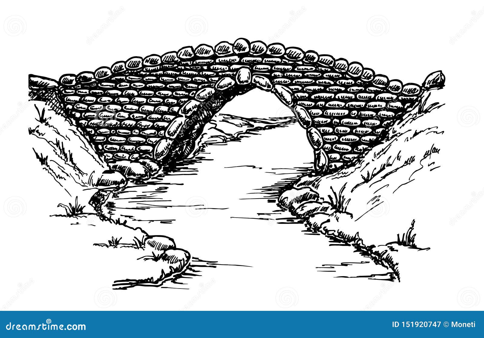 Мечтал провести подземный ход через пруд. Мост рисунок. Мост набросок. Каменный мост вектор. Эскиз мостика каменного.