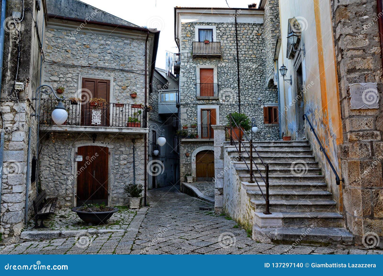 The Quiet In A Small Quaint Italian Vil.lage, In Rocca D`Evandro How To Say Be Quiet In Italian