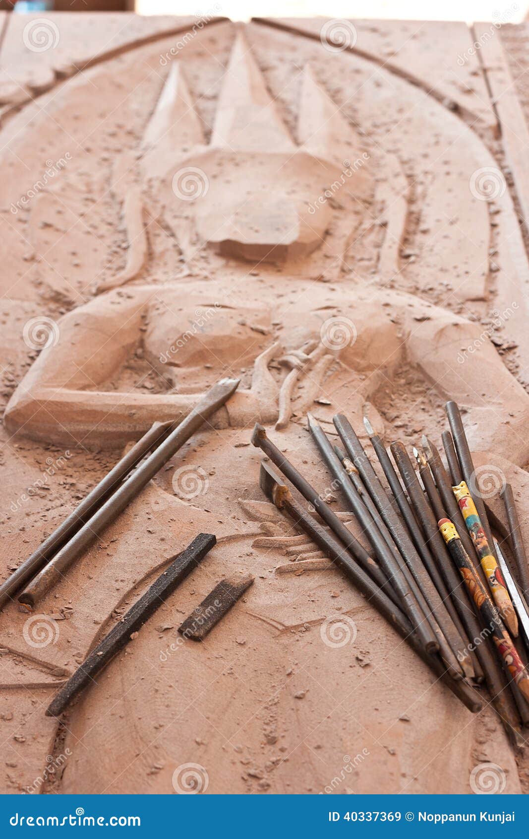 Stone carving stock image. Image of artists, create, work 40337369