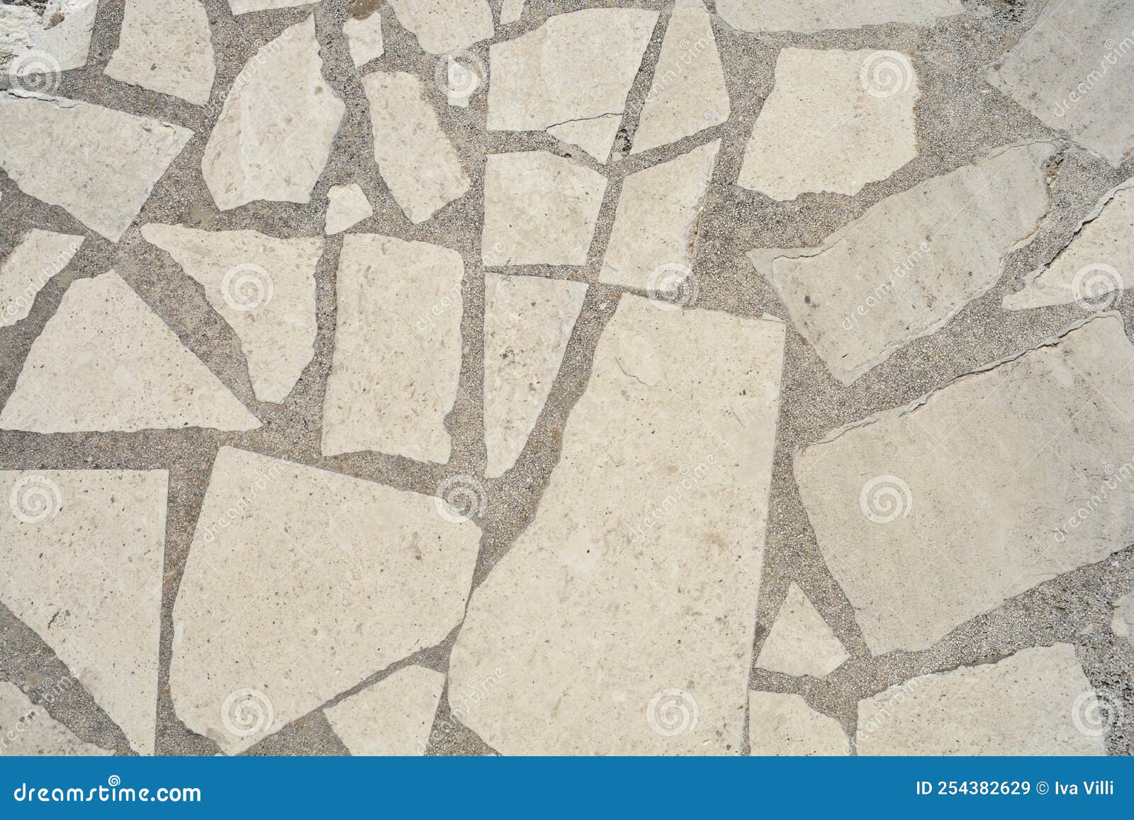 Stone and concrete floor stock image. Image of texture 254382629