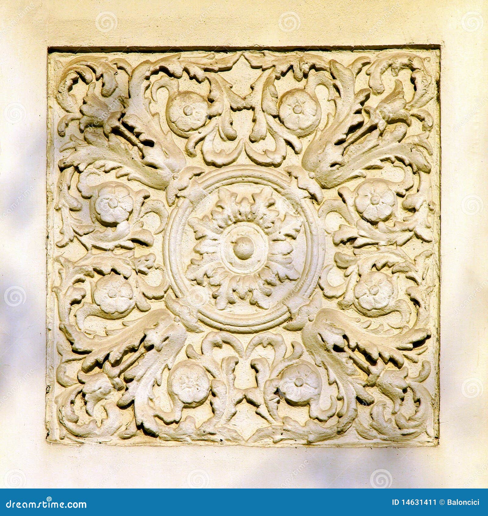 Stone decor stock image. Image of craft, outdoors, style 14631411