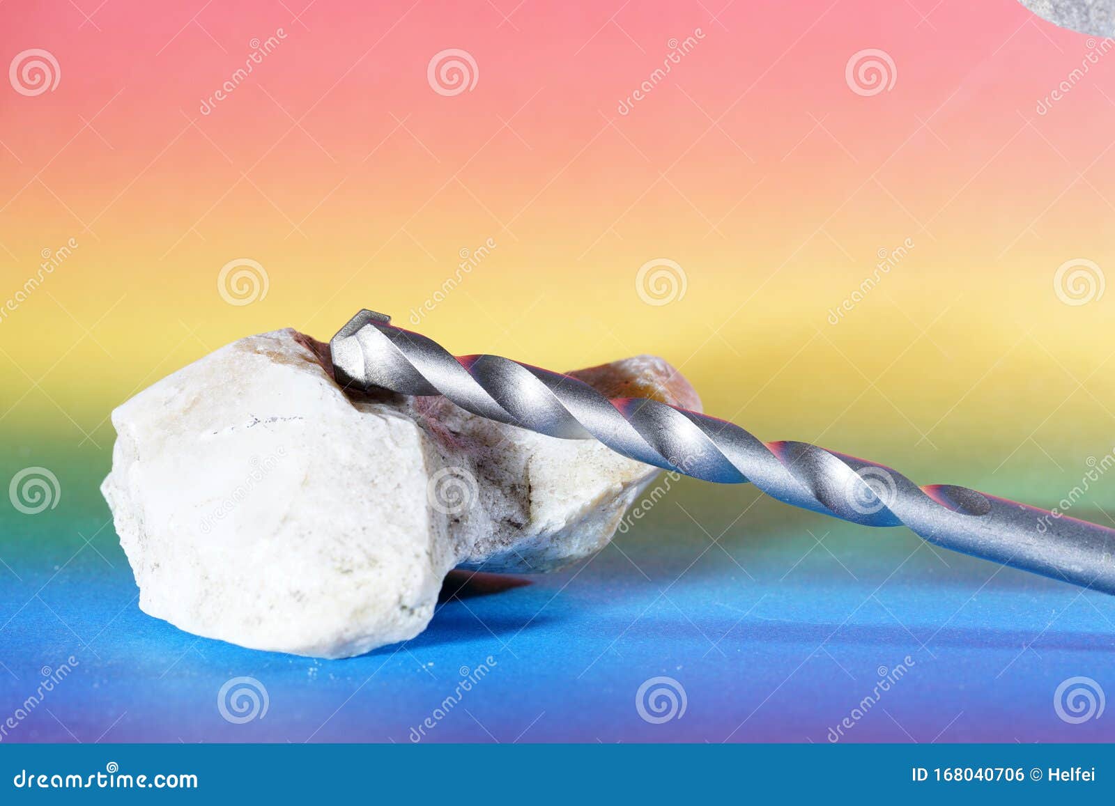 Stone Drill with Point for Drilling in Natural Stone and Concrete